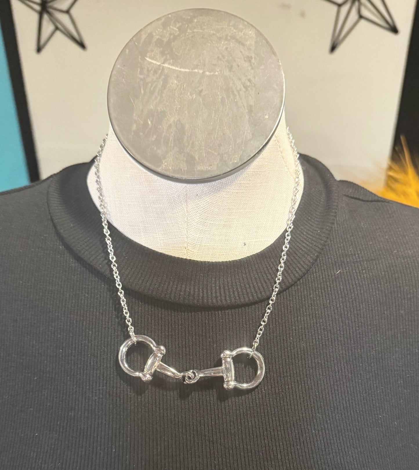 Hey Cowboy Necklace - Silver - Dirt Roads and Dreams Western Boutique