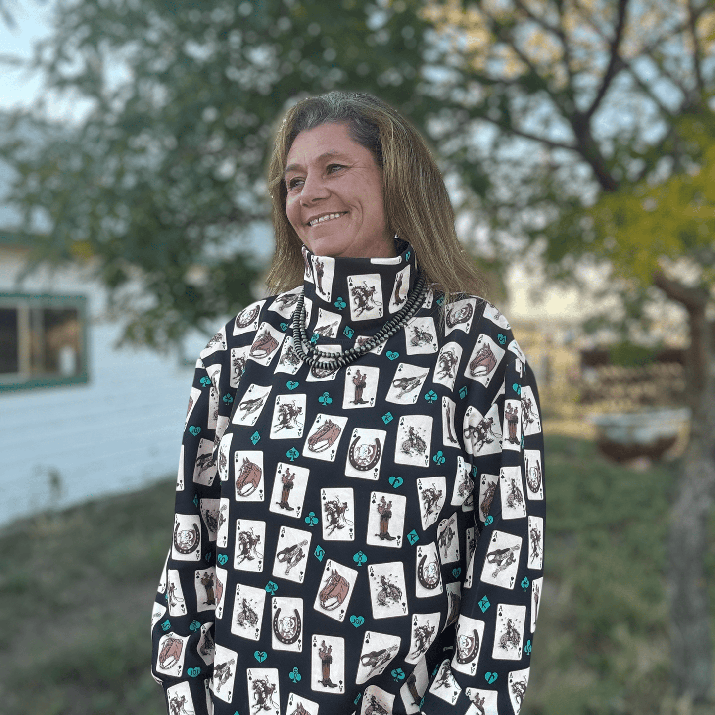 Luck Of The Brand Sweater - Dirt Roads and Dreams Western Boutique