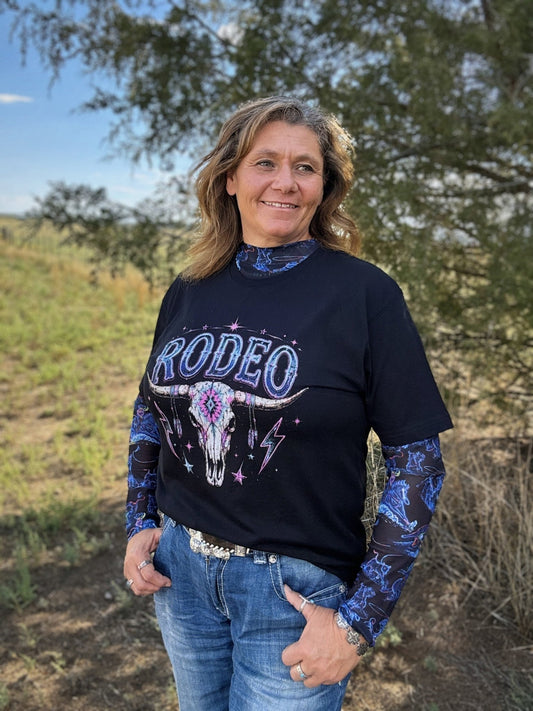 Neon Rodeo Road Tee - Dirt Roads and Dreams Western Boutique