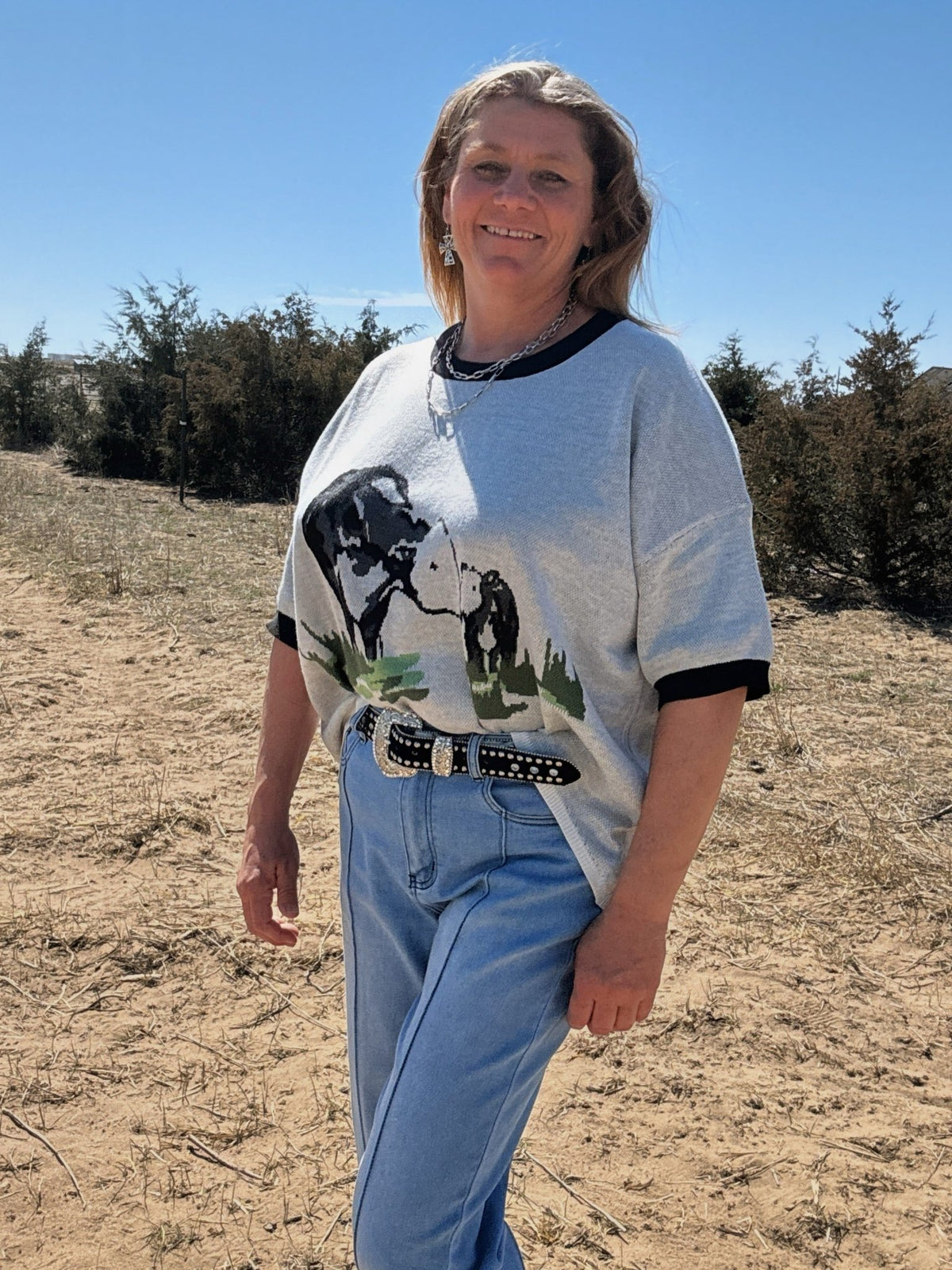 Ranch Made Knit Top - Dirt Roads and Dreams Western Boutique