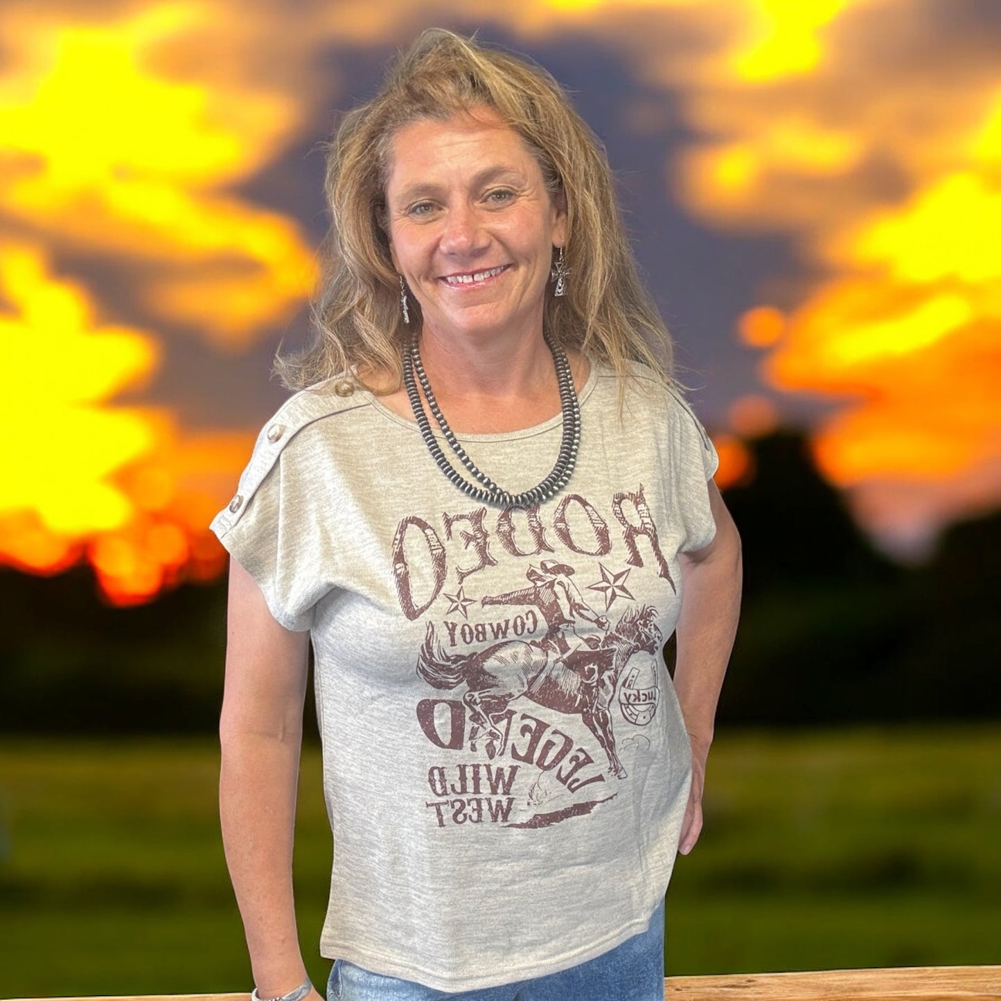 Rodeo Legends Tee - Dirt Roads and Dreams Western Boutique