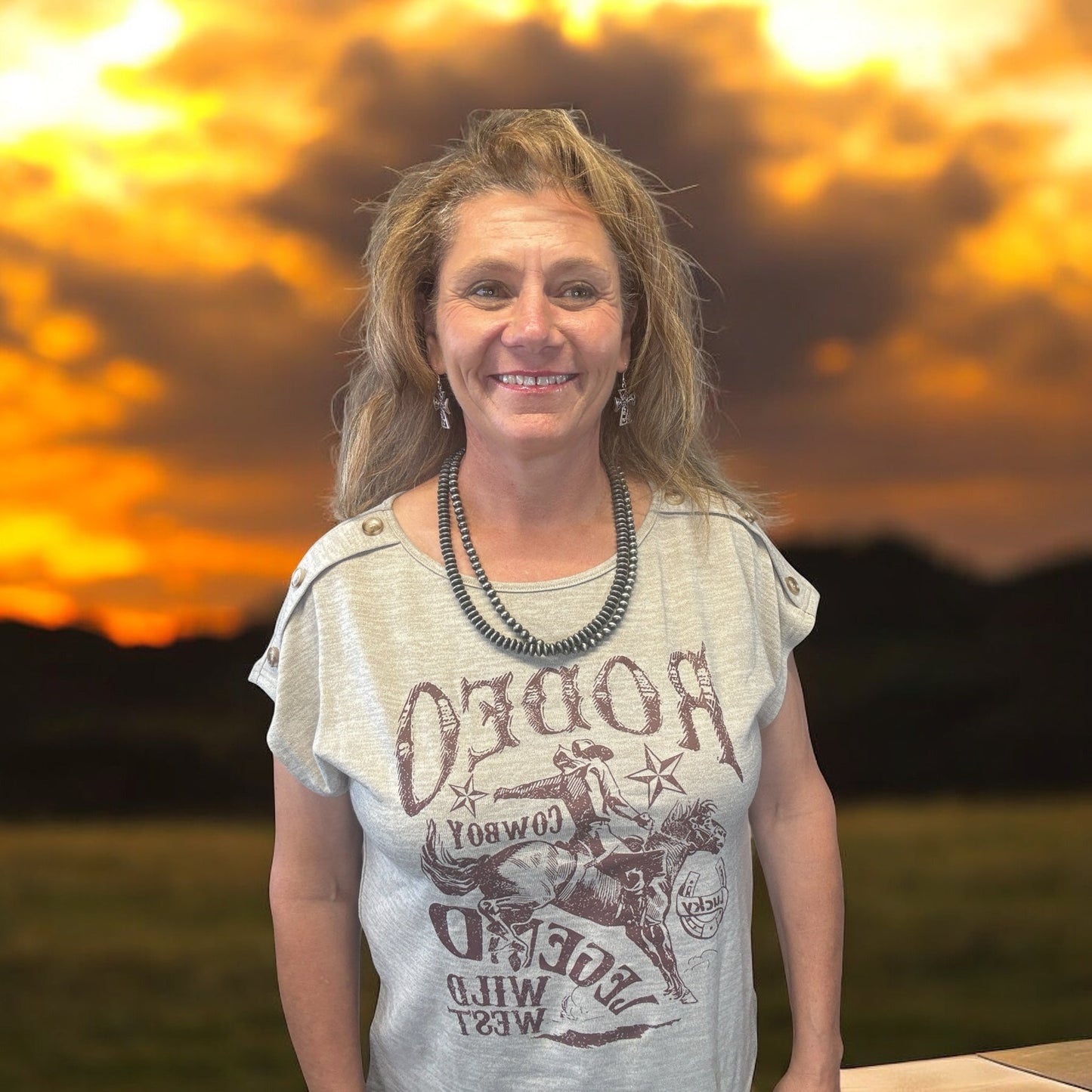 Rodeo Legends Tee - Dirt Roads and Dreams Western Boutique