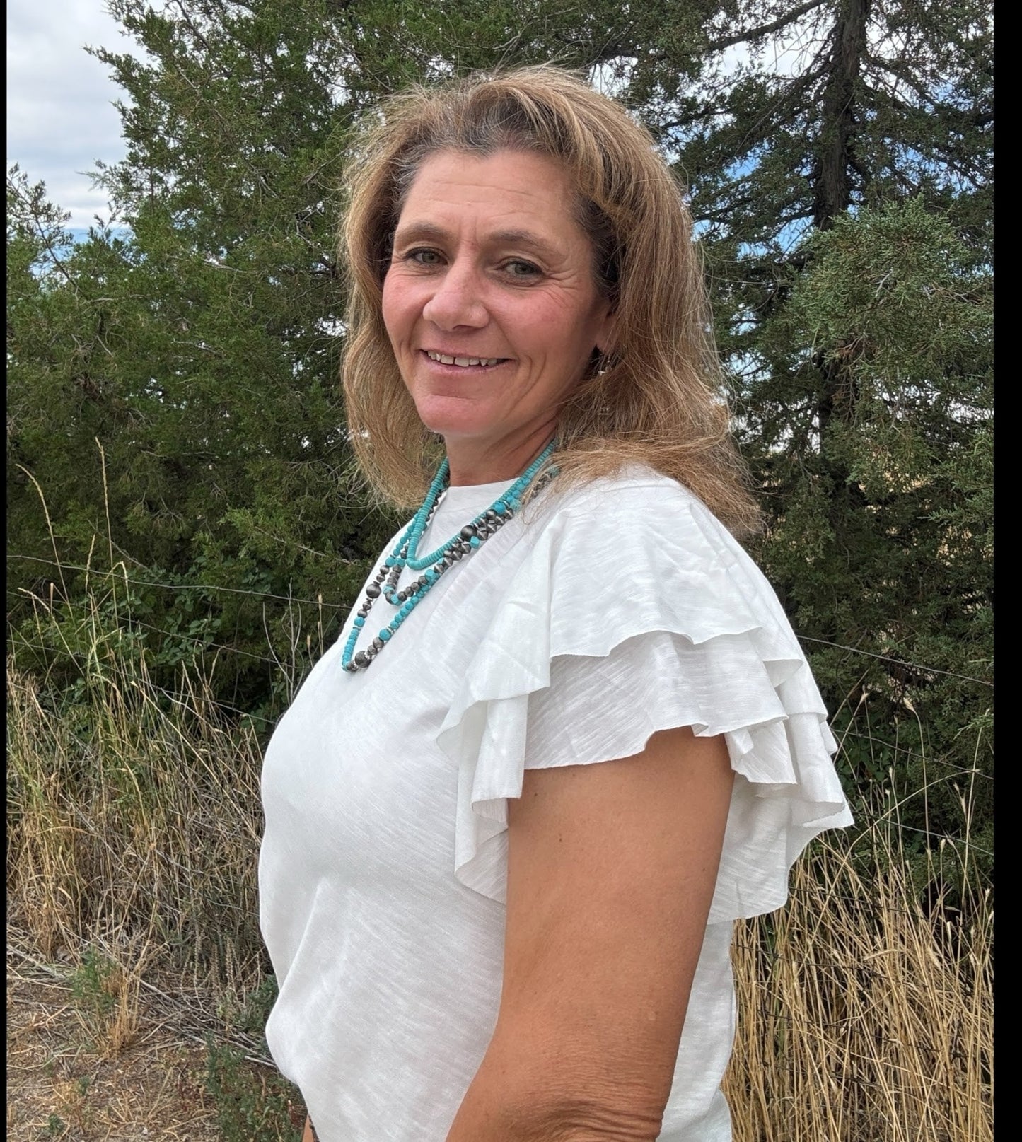Ruffled & Ready Tee - Dirt Roads and Dreams Western Boutique