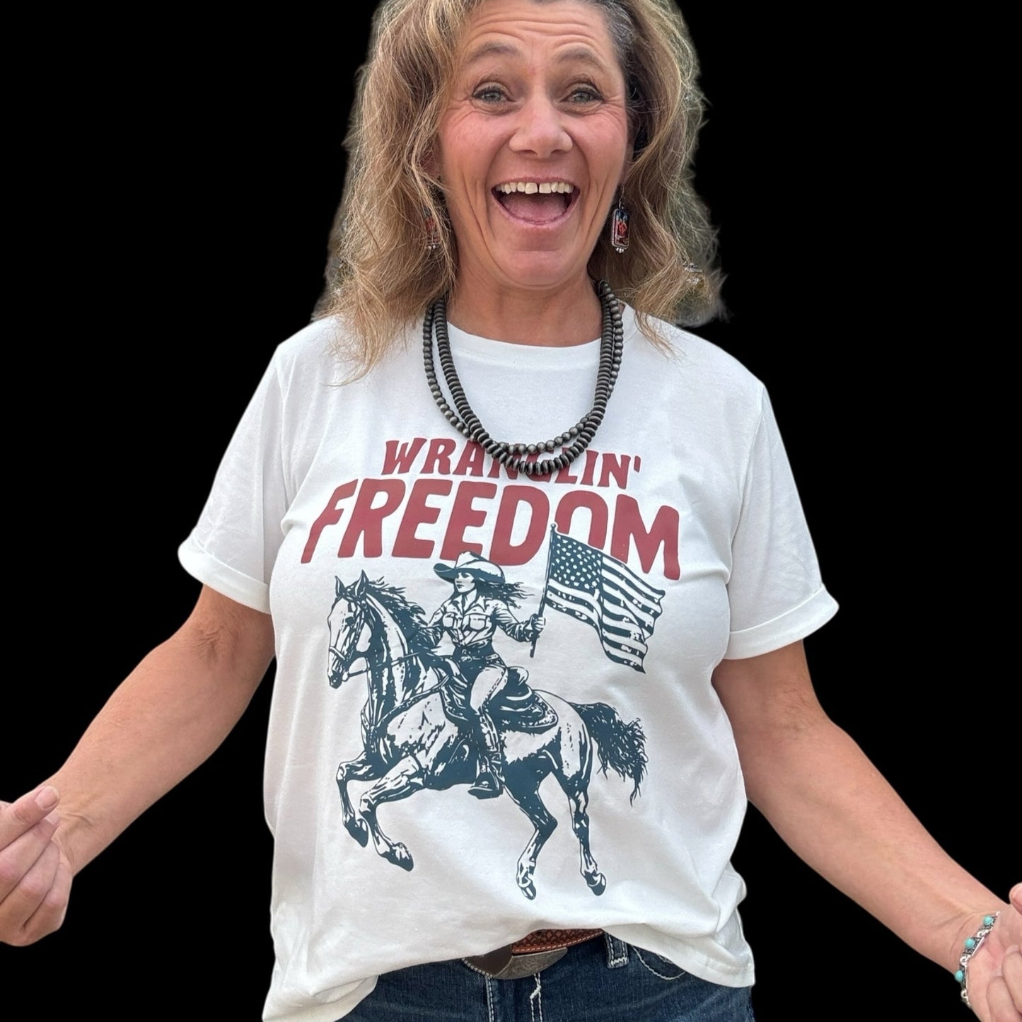 Wranglin’ Freedom - Dirt Roads and Dreams Western Boutique