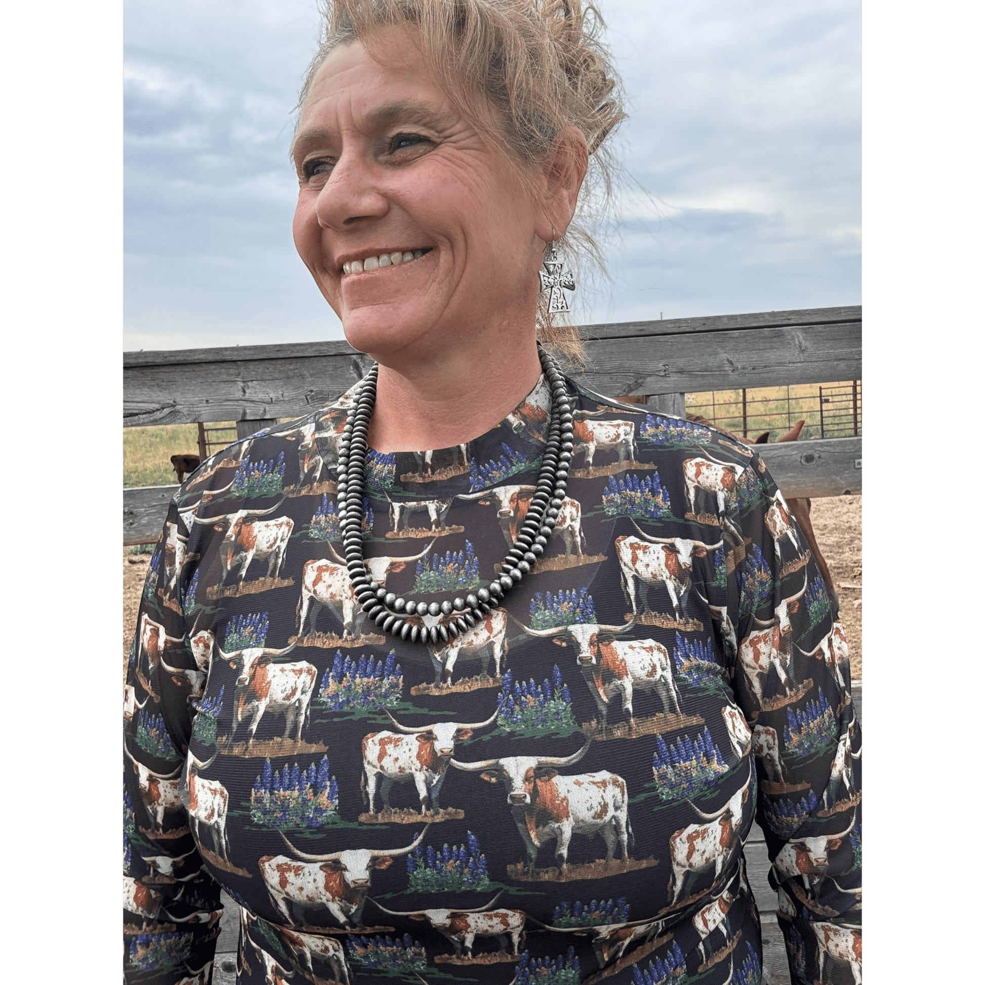 Somewhere in Texas Mesh Top - Dirt Roads and Dreams Western Boutique