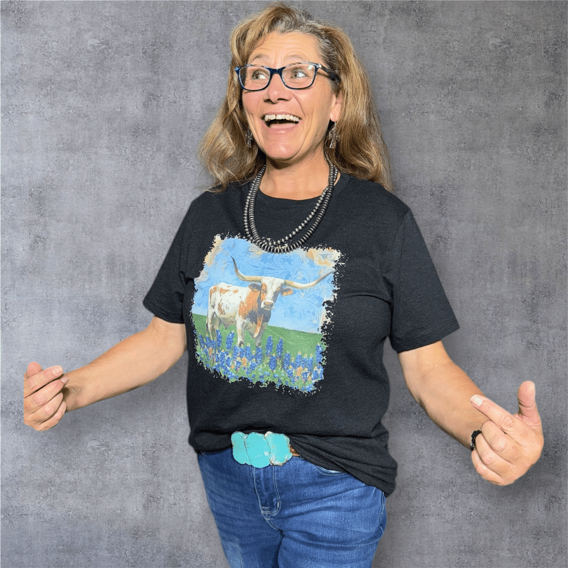 Somewhere in Texas Tee - Dirt Roads and Dreams Western Boutique