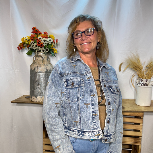 Boot Stitched Blues Jacket