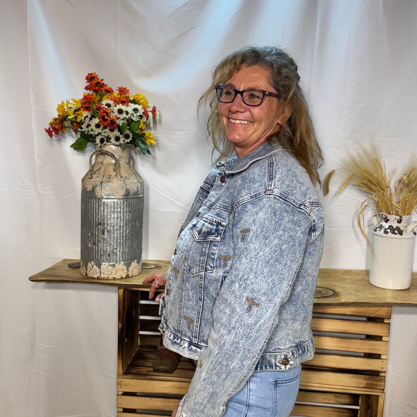 Boot Stitched Blues Jacket