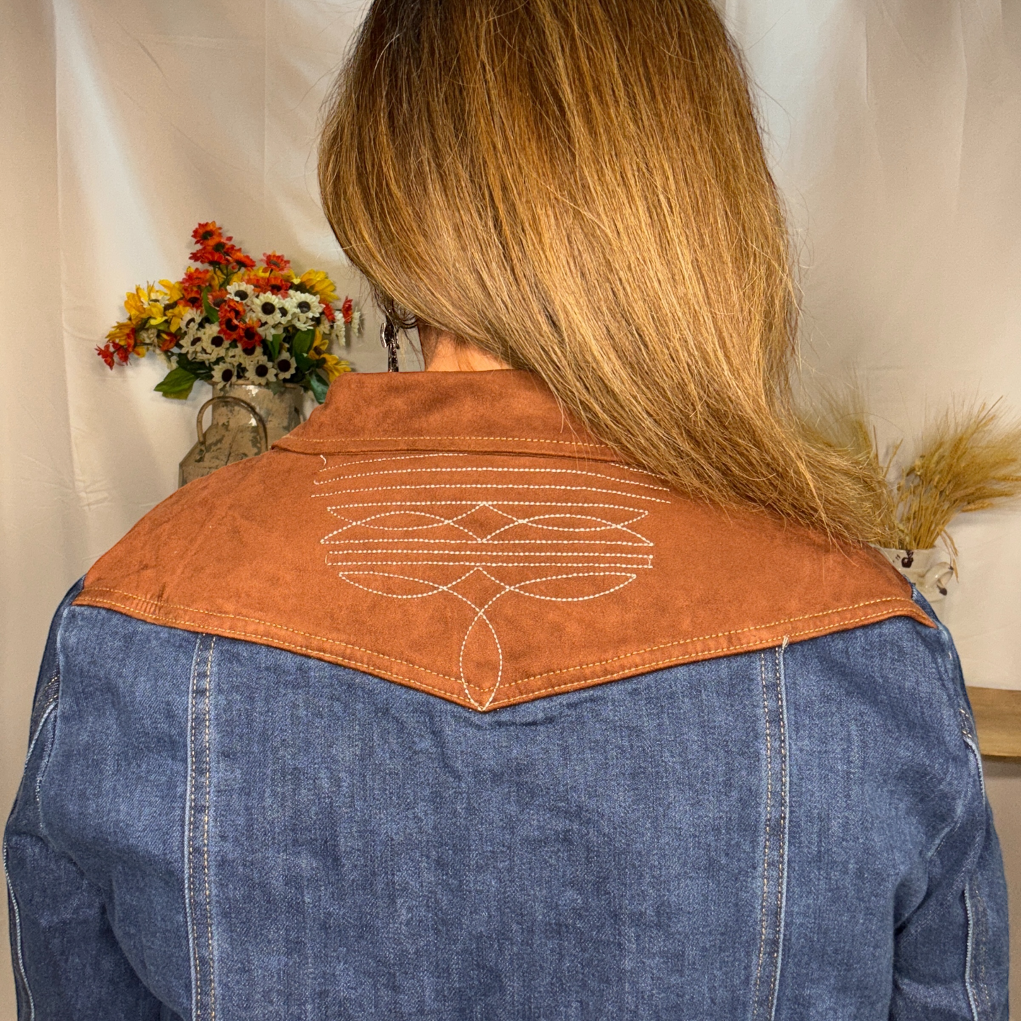 Saddle Stitch Denim Jacket