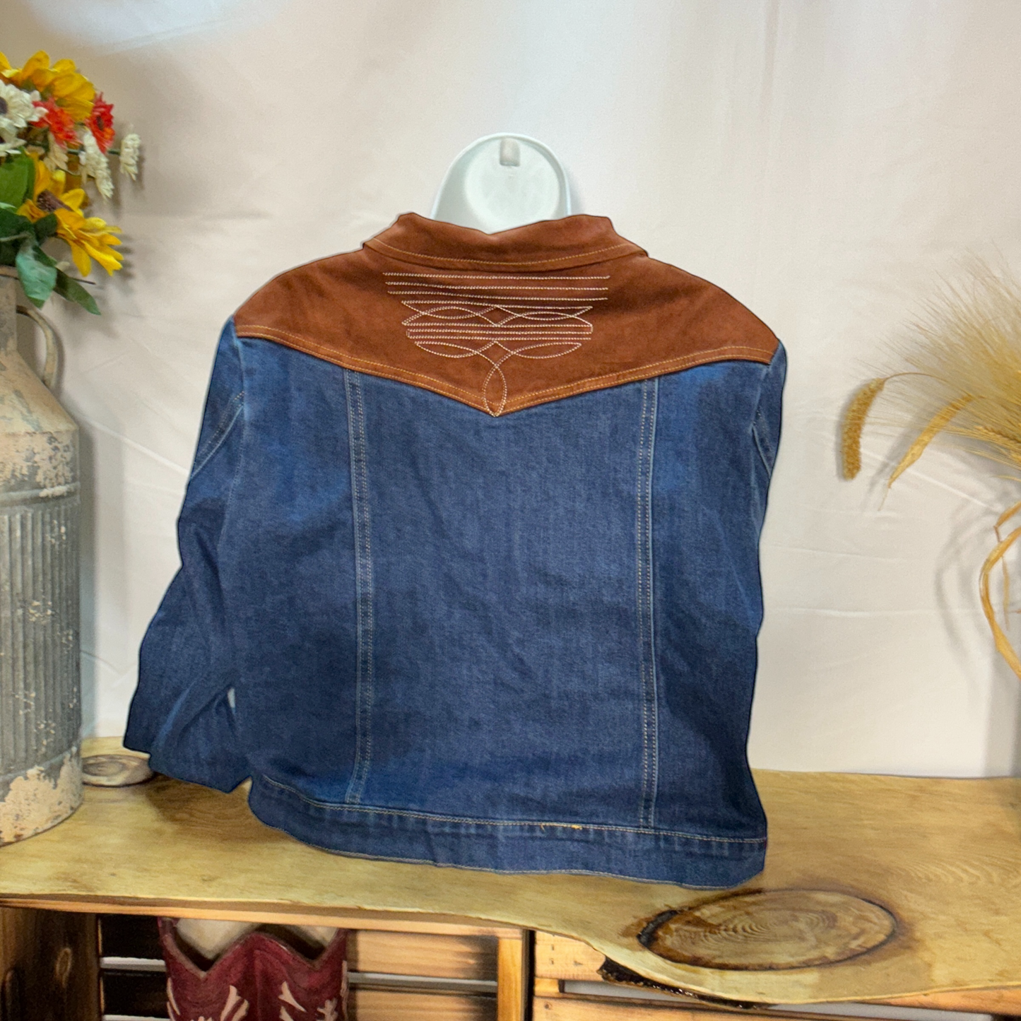 Saddle Stitch Denim Jacket