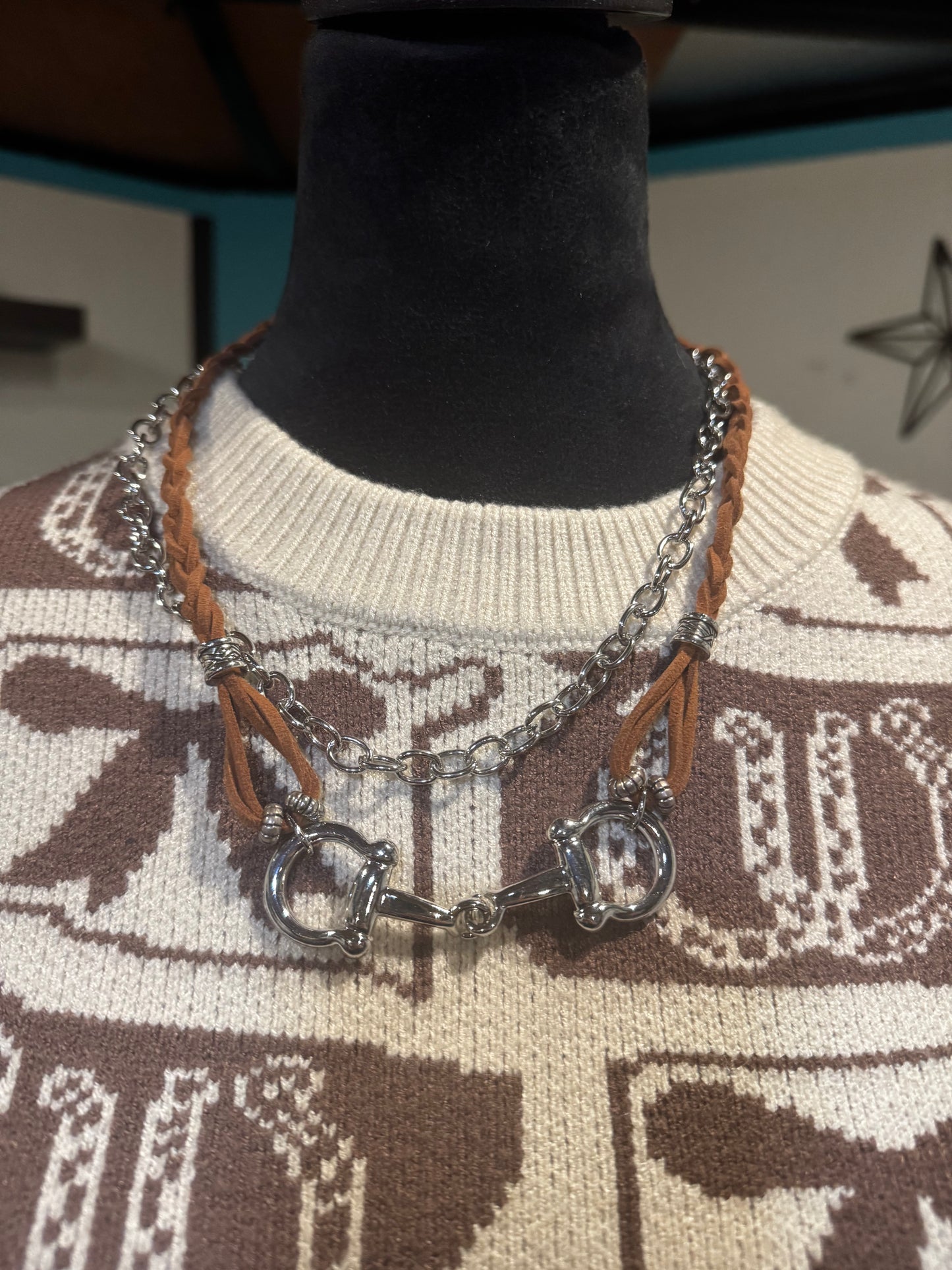 Braided Bit Necklace