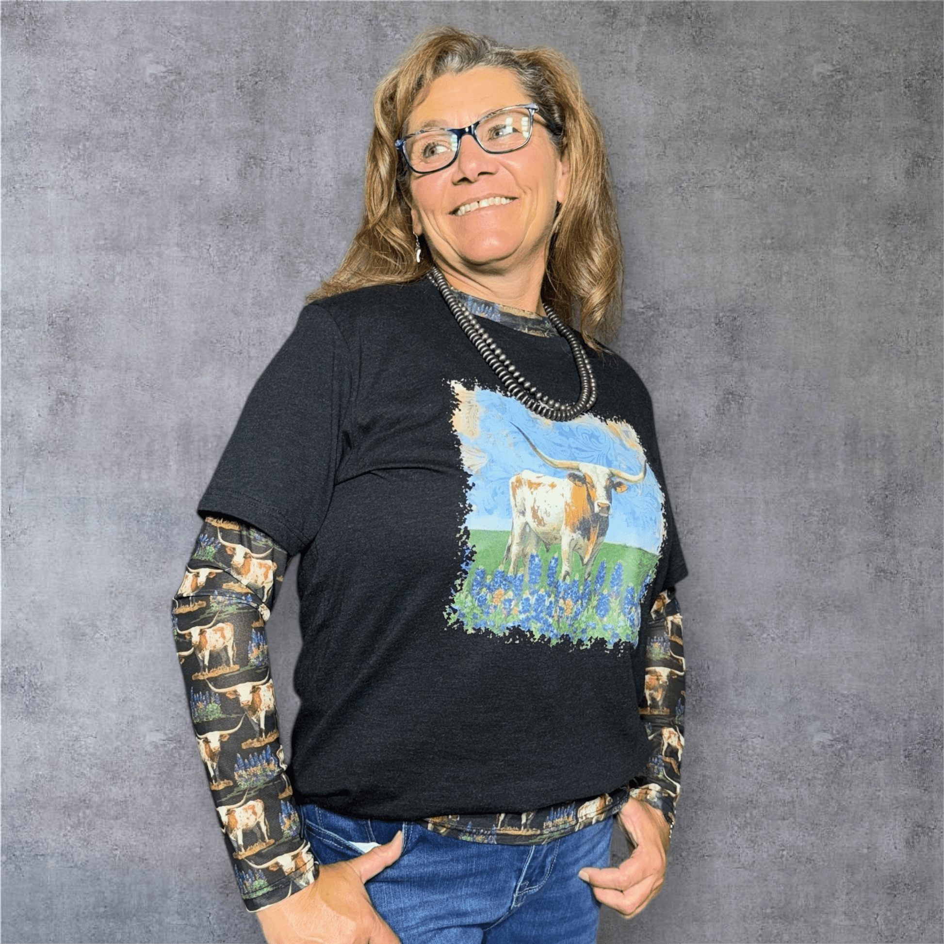 Somewhere in Texas Mesh Top - Dirt Roads and Dreams Western Boutique