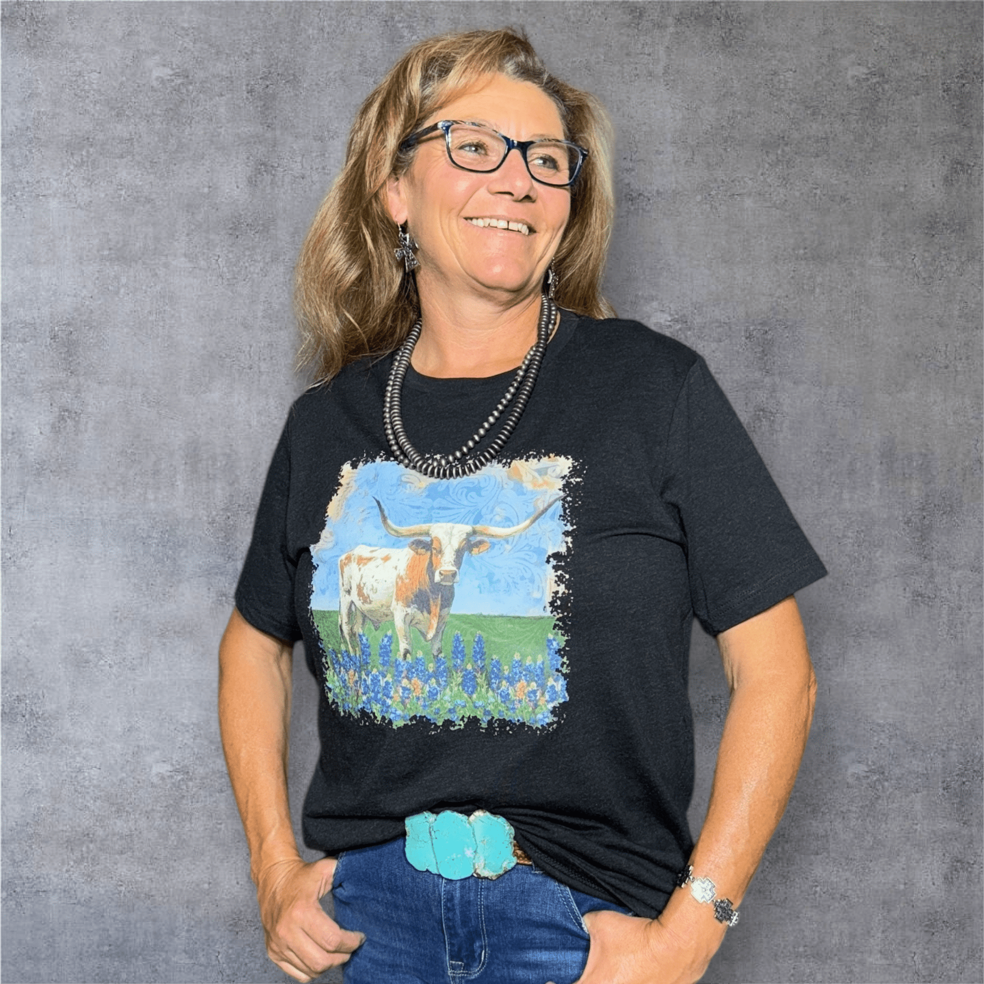 Somewhere in Texas Tee - Dirt Roads and Dreams Western Boutique