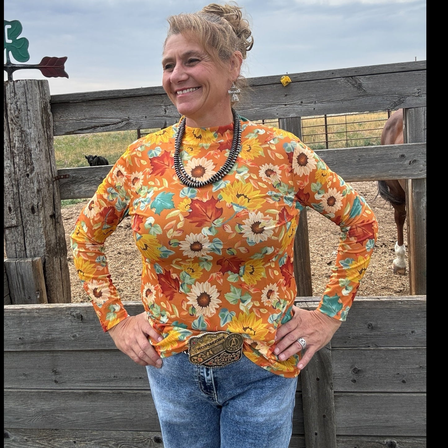 Blissfully Blessed Mesh Top - Dirt Roads and Dreams Western Boutique