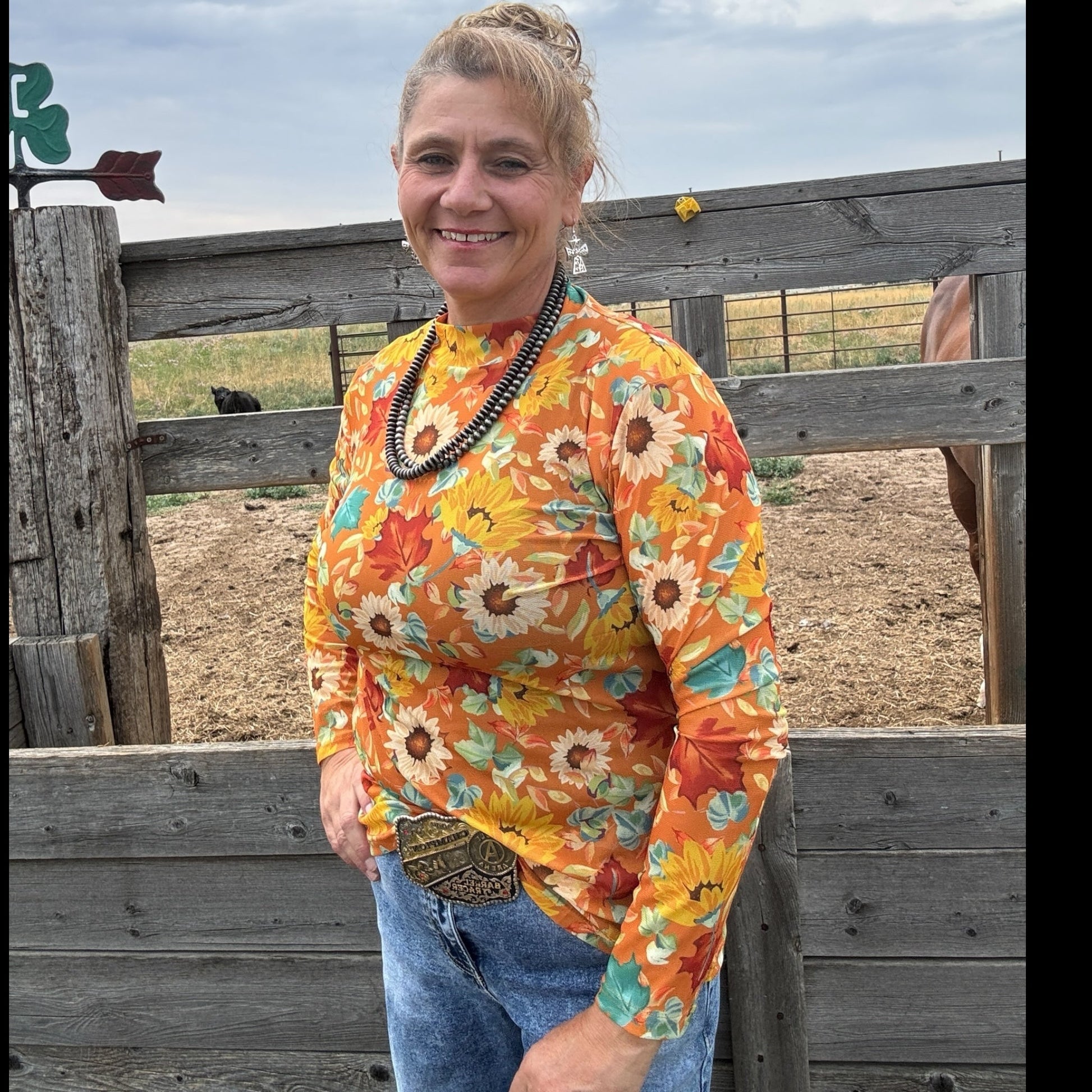Blissfully Blessed Mesh Top - Dirt Roads and Dreams Western Boutique