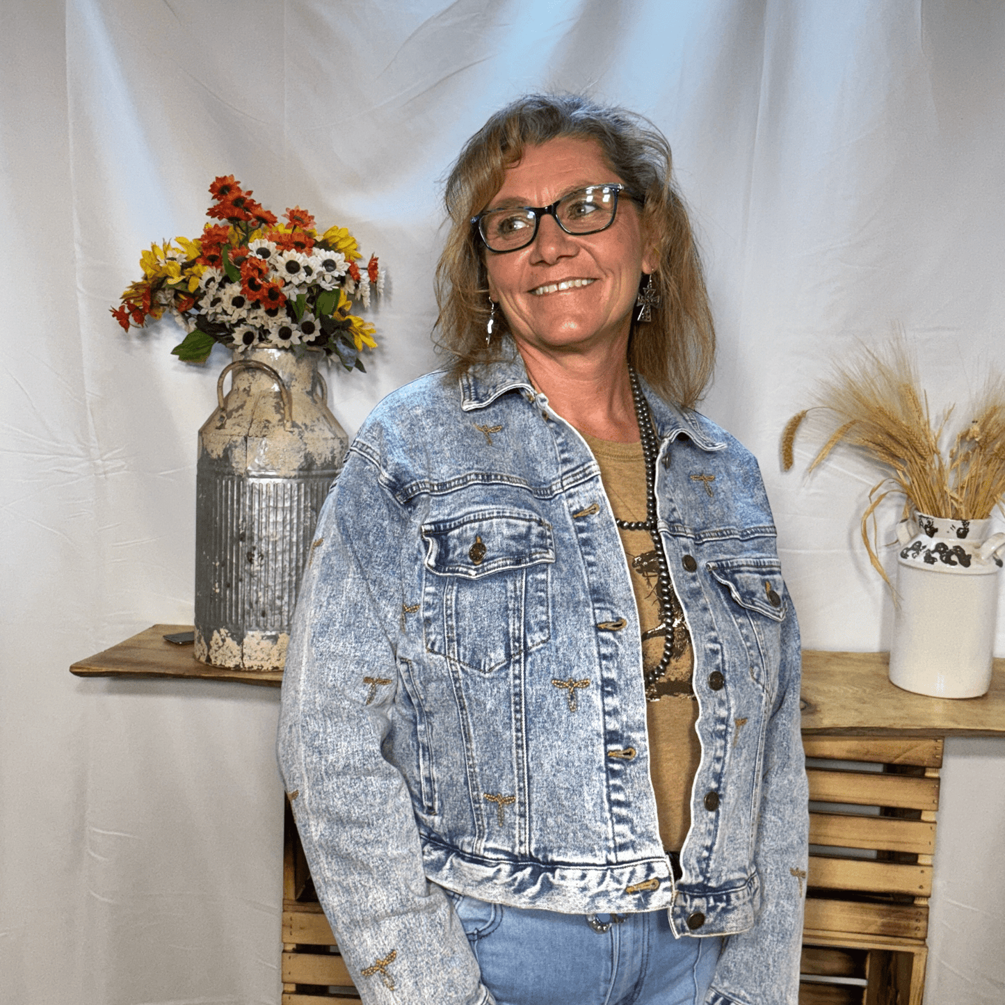 Boot Stitched Blues Jacket - Dirt Roads and Dreams Western Boutique