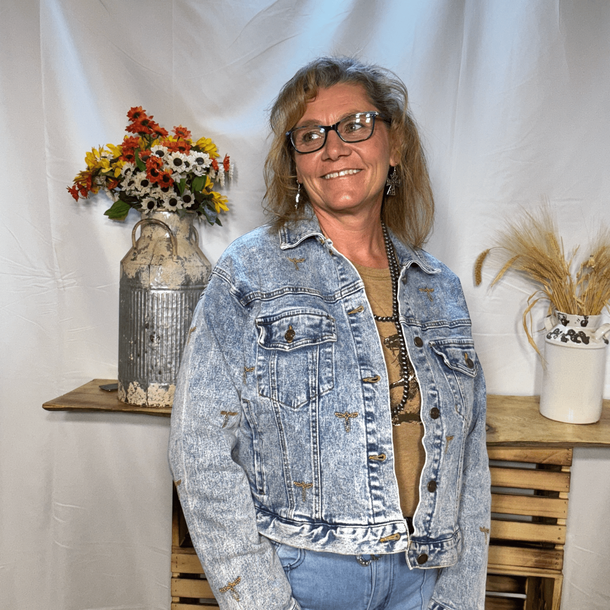 Boot Stitched Blues Jacket - Dirt Roads and Dreams Western Boutique