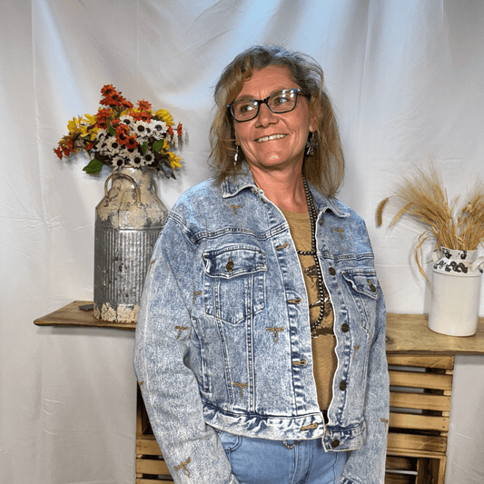 Boot Stitched Blues Jacket - Dirt Roads and Dreams Western Boutique