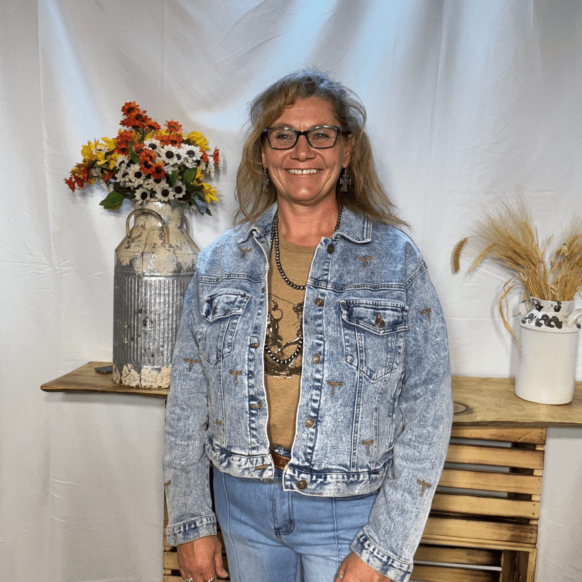 Boot Stitched Blues Jacket - Dirt Roads and Dreams Western Boutique