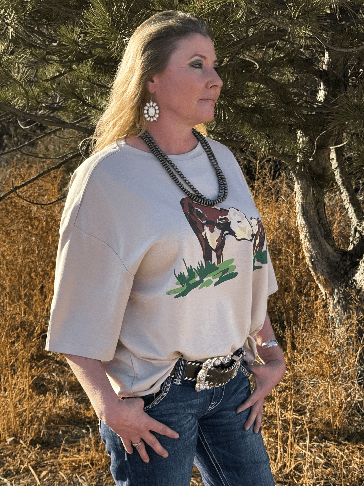 Cattle Haven Tee *Dusty - Dirt Roads and Dreams Western Boutique