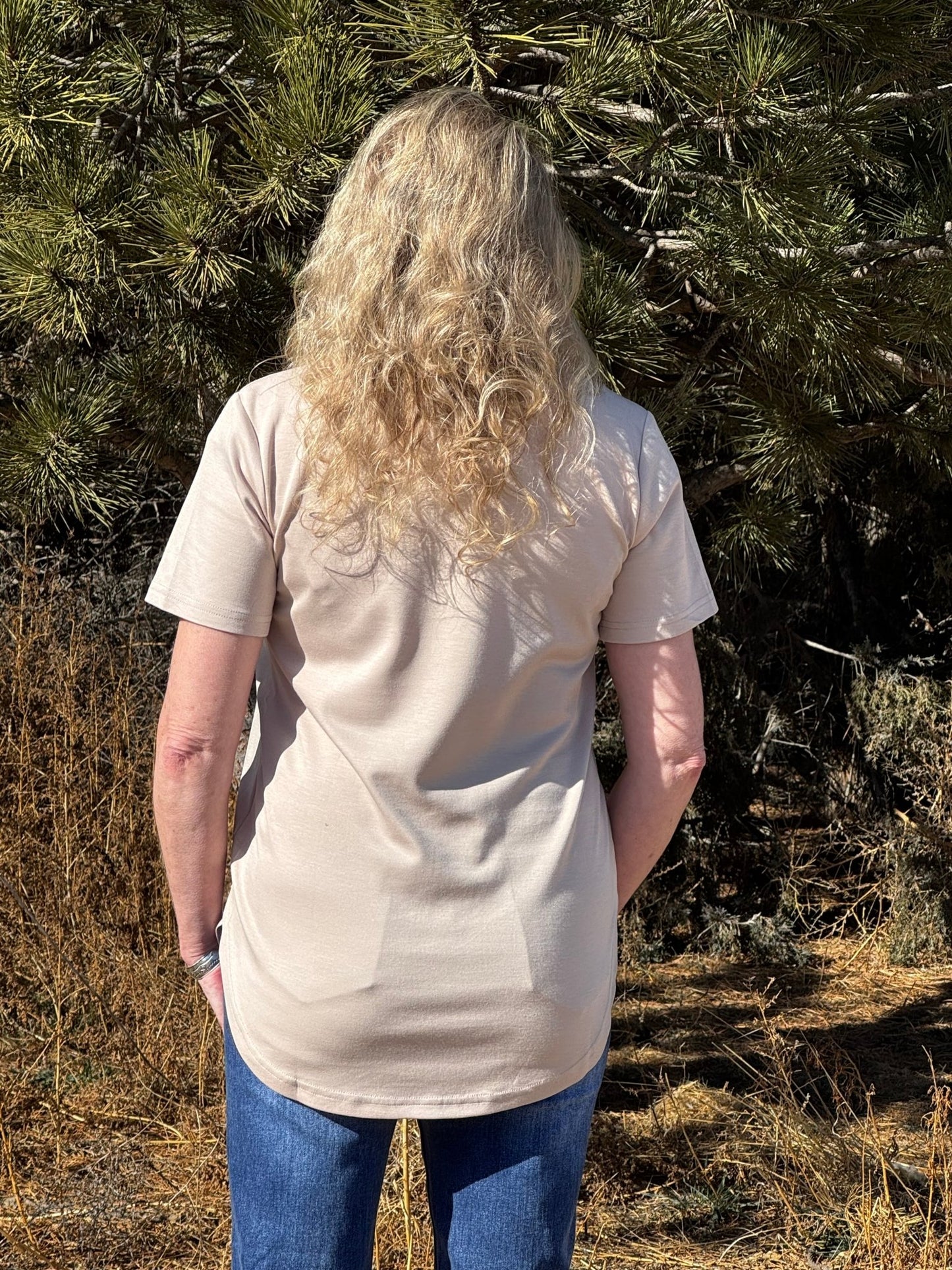 Cloud Basic Free Tee Dust - Dirt Roads and Dreams Western Boutique