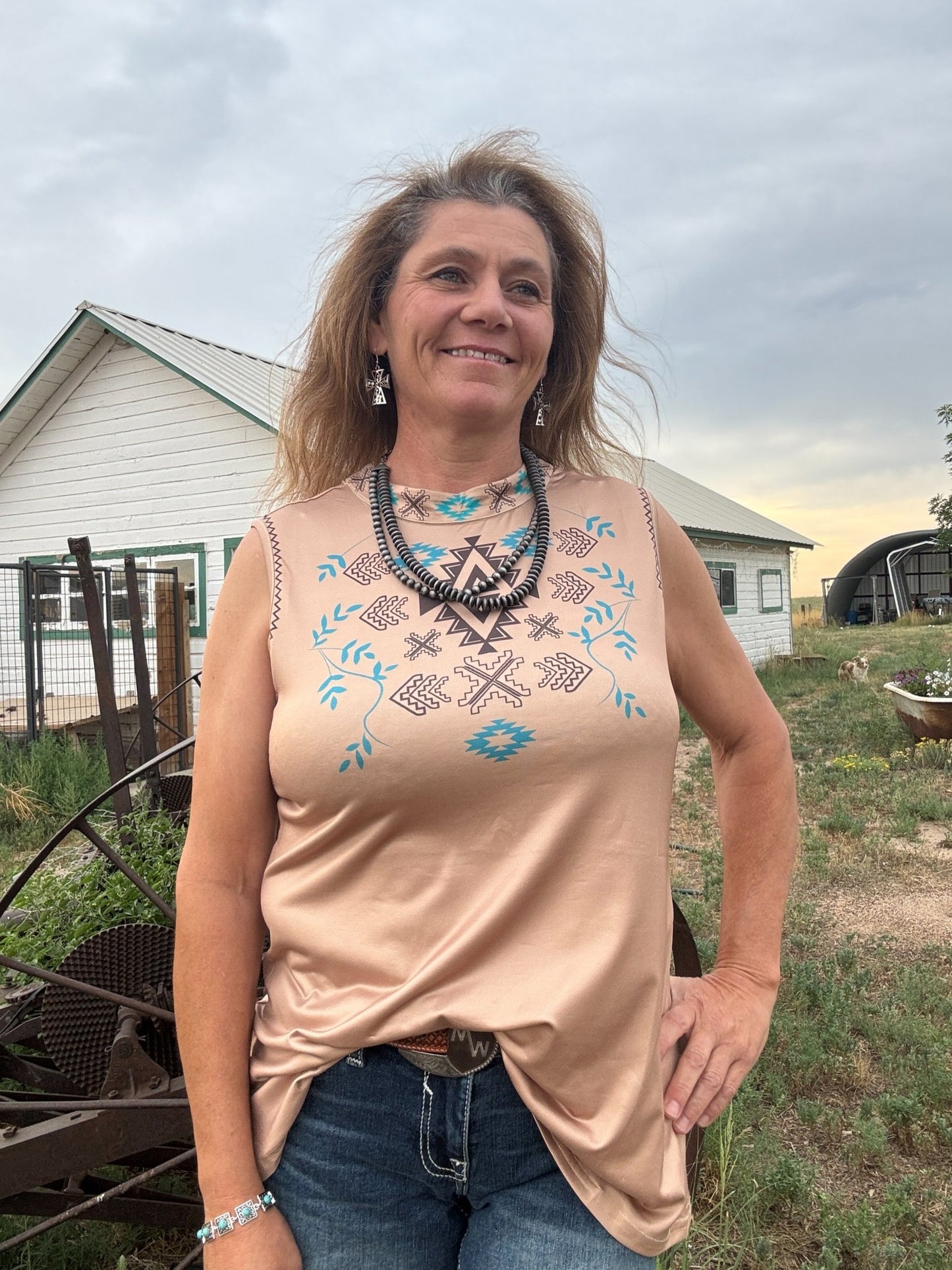 Desert Mirage Tank - Dirt Roads and Dreams Western Boutique