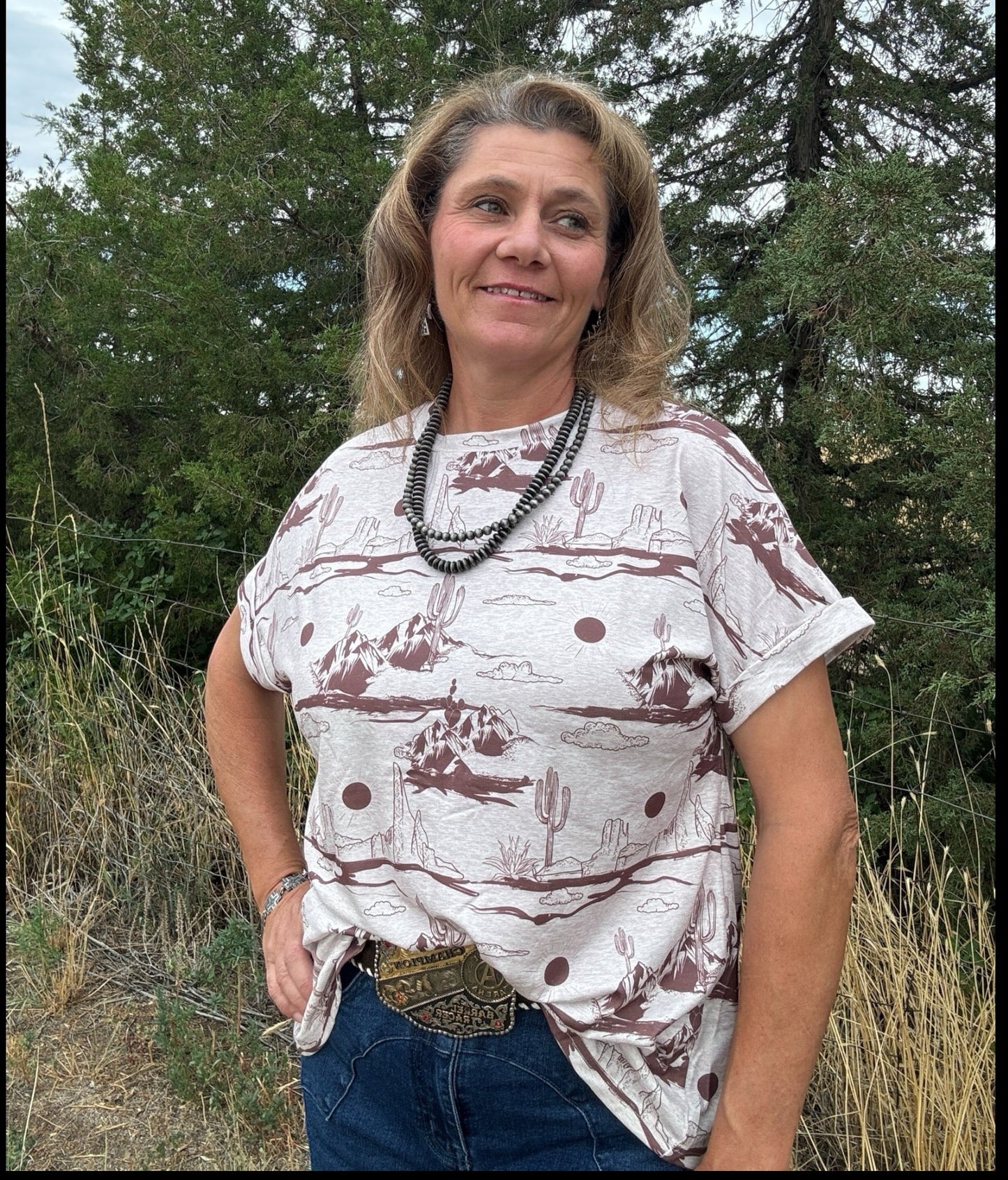 Desert Sands Tee - Dirt Roads and Dreams Western Boutique