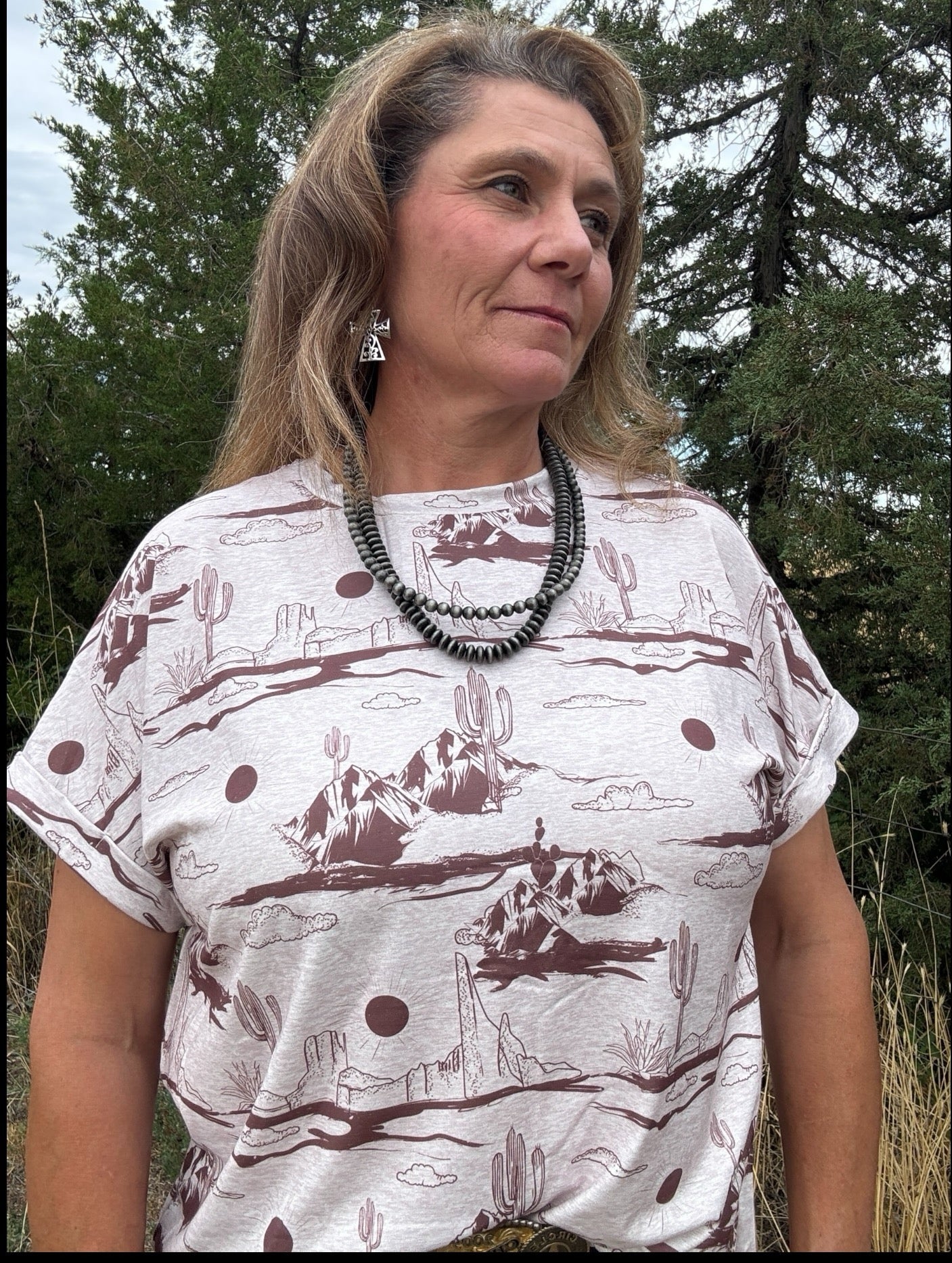 Desert Sands Tee - Dirt Roads and Dreams Western Boutique