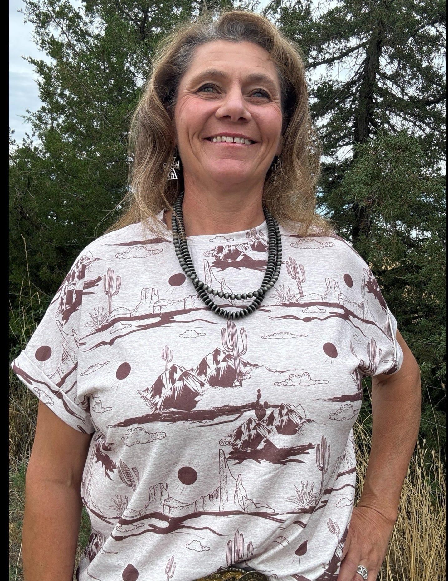 Desert Sands Tee - Dirt Roads and Dreams Western Boutique