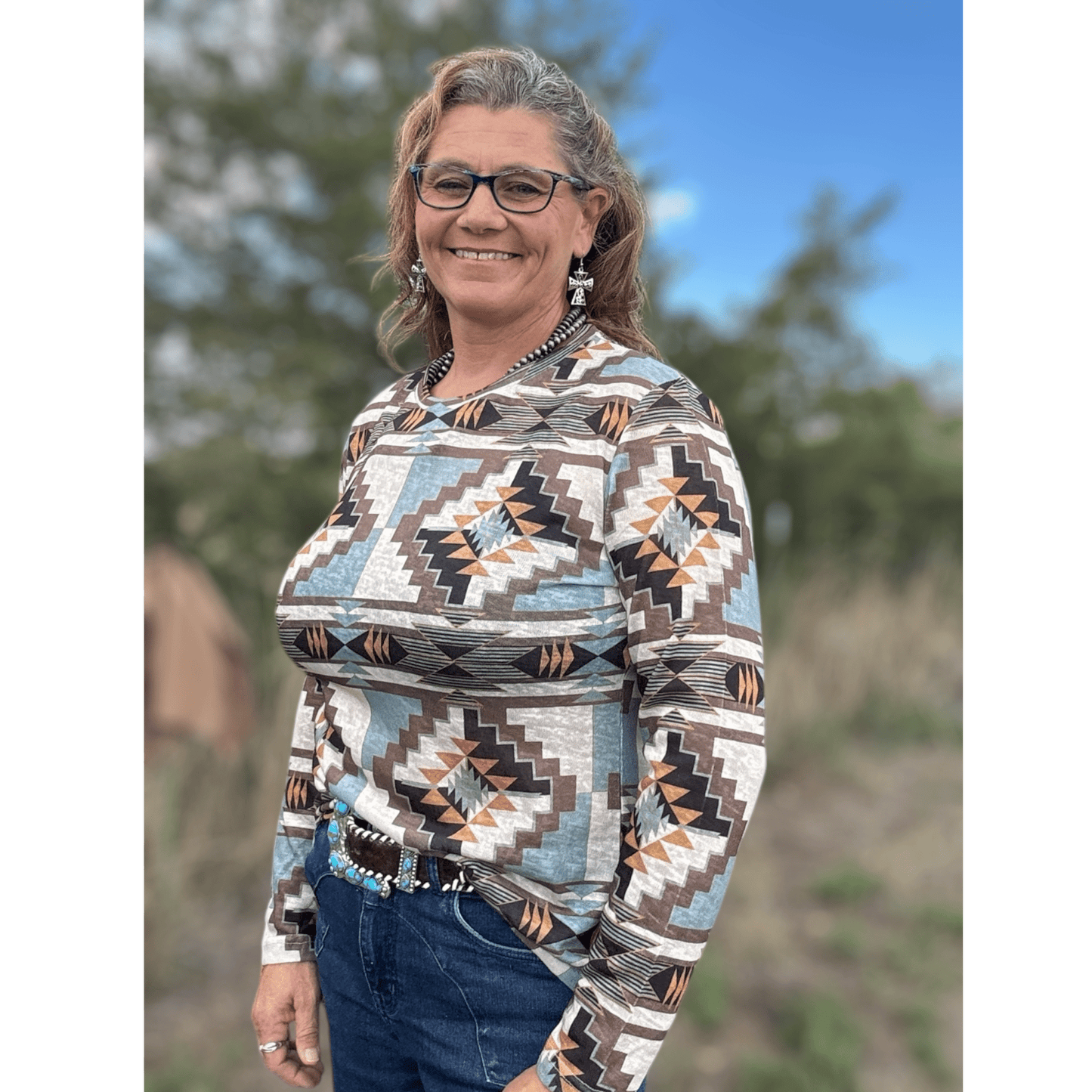 Dumas Desert Long Sleeve - Dirt Roads and Dreams Western Boutique