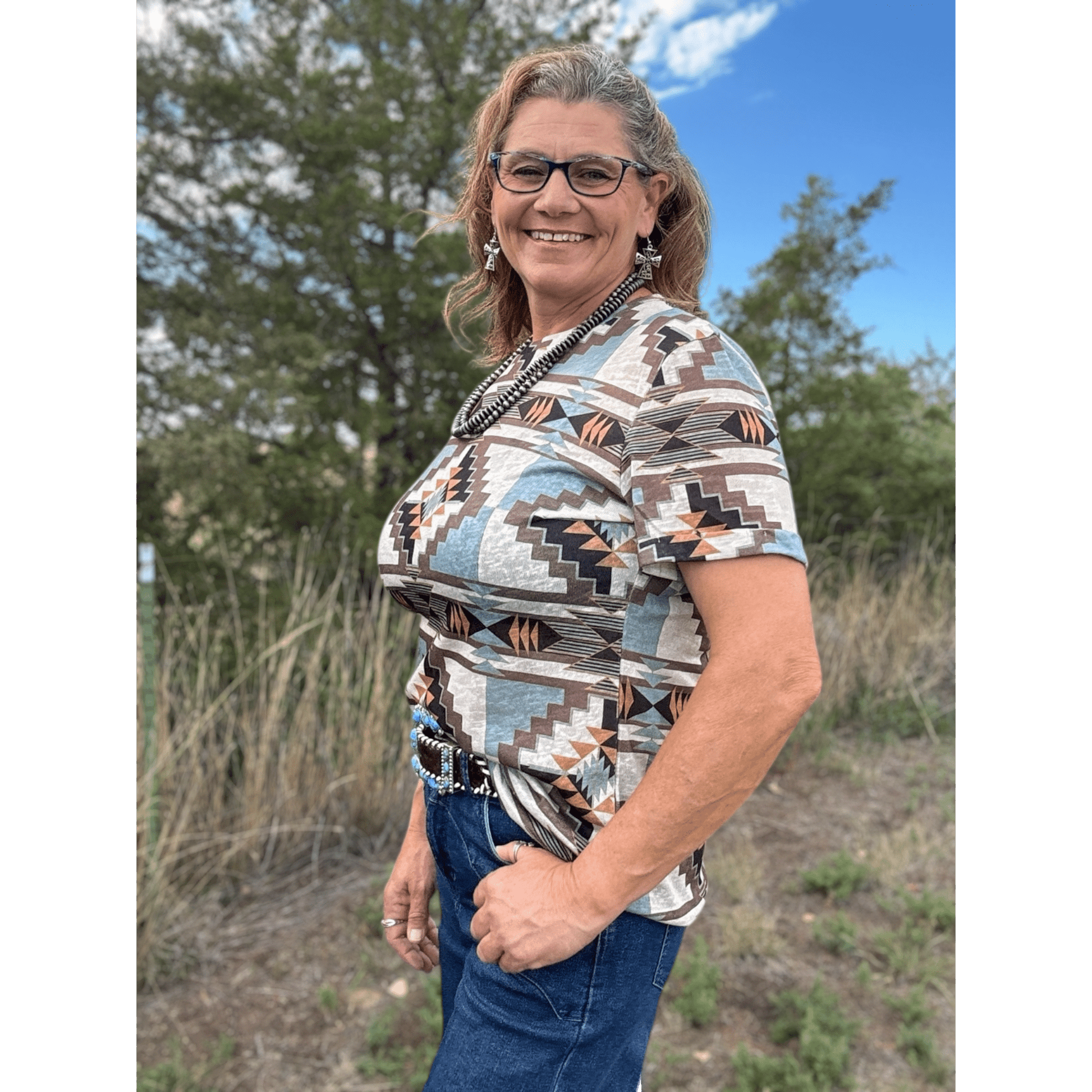 Dumas Desert Tee - Dirt Roads and Dreams Western Boutique