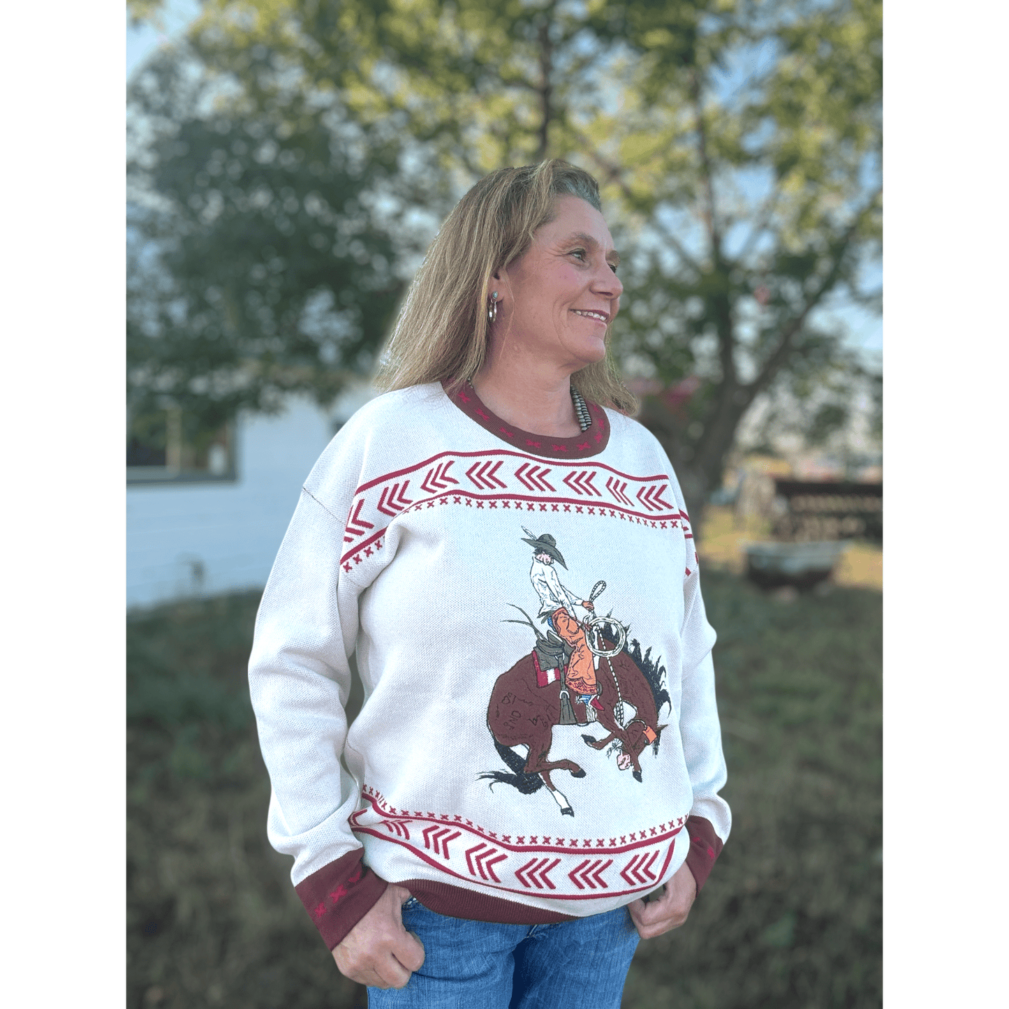 Dust & Spurs Knit Sweater - Dirt Roads and Dreams Western Boutique
