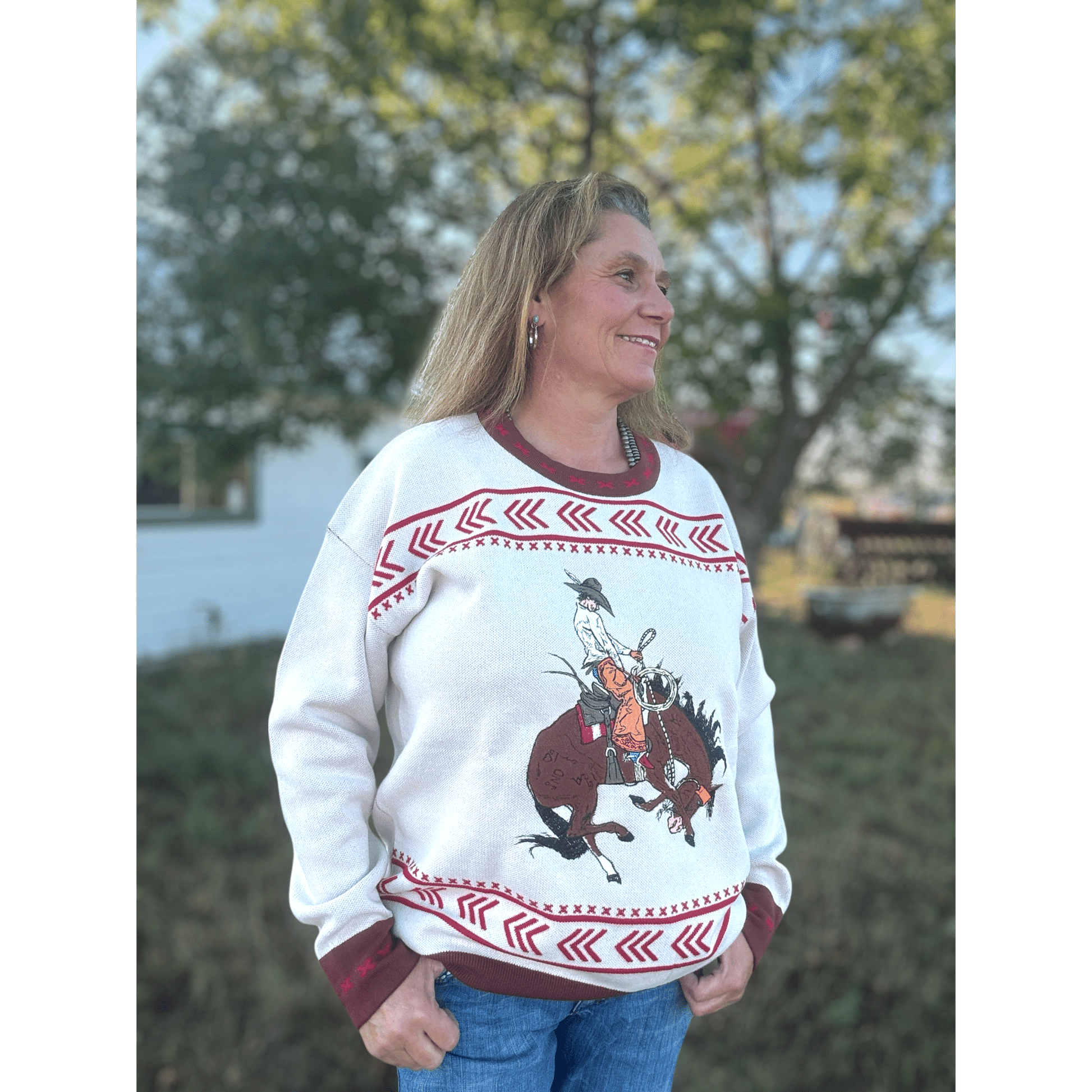 Dust & Spurs Knit Sweater - Dirt Roads and Dreams Western Boutique