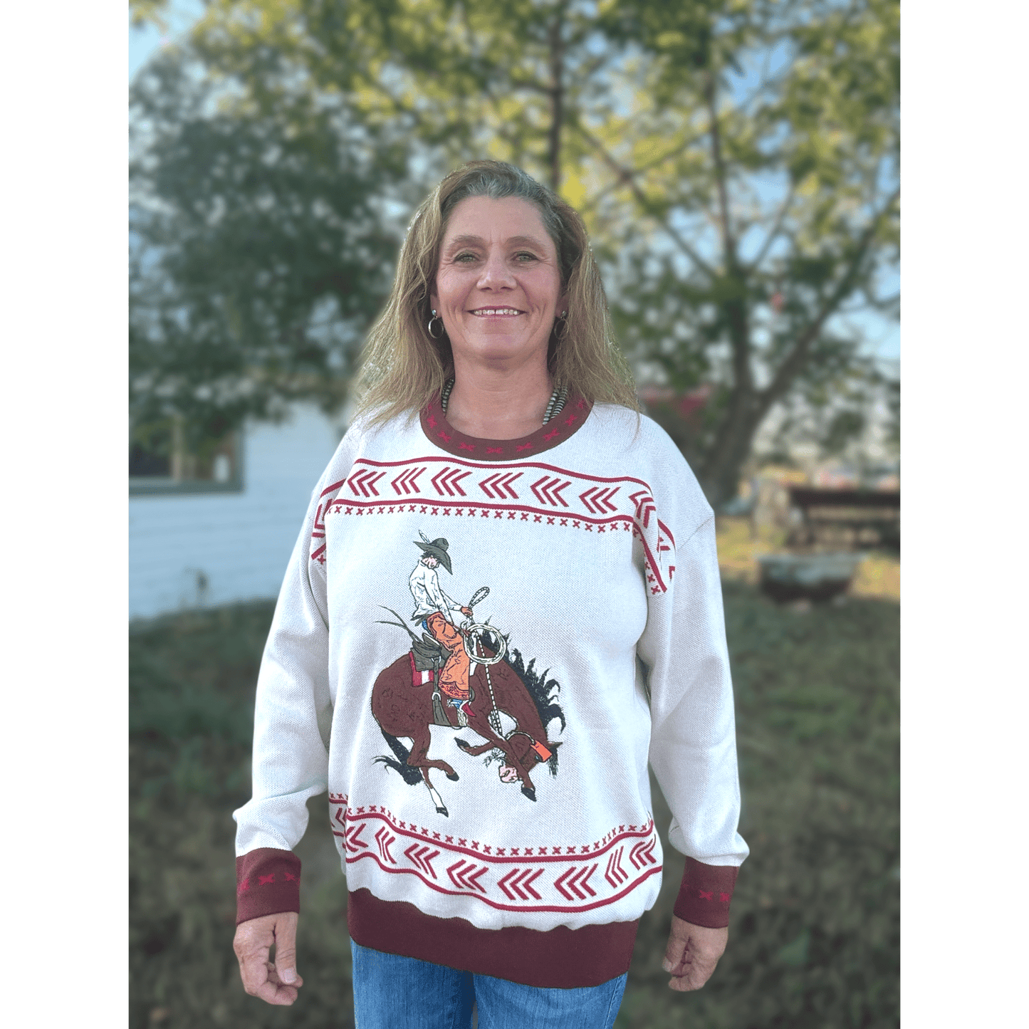 Dust & Spurs Knit Sweater - Dirt Roads and Dreams Western Boutique