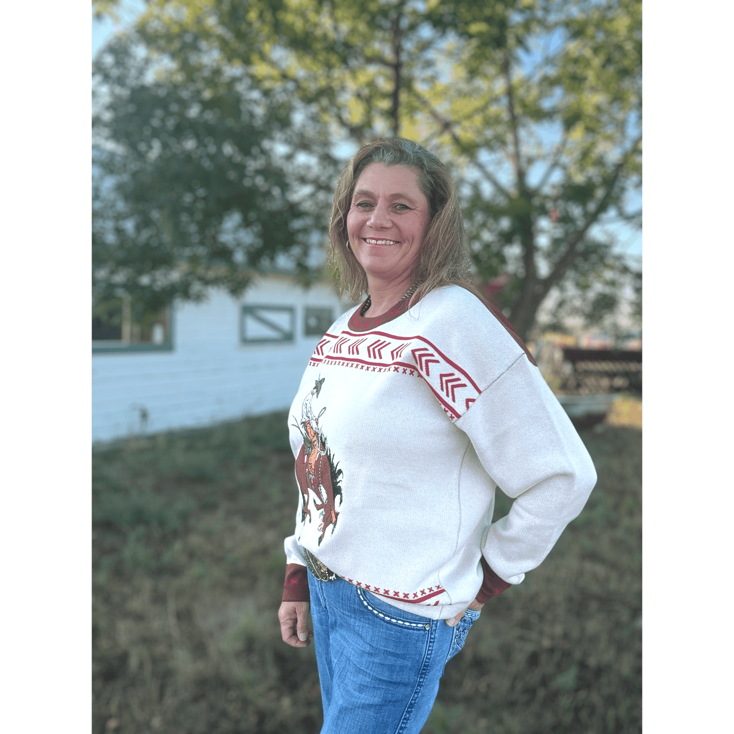 Dust & Spurs Knit Sweater - Dirt Roads and Dreams Western Boutique