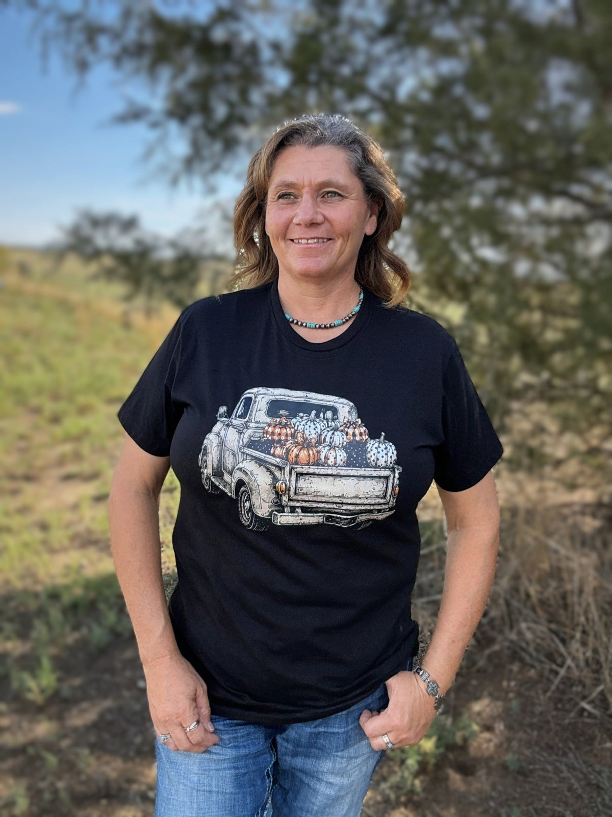 Fall Charm Tee - Dirt Roads and Dreams Western Boutique