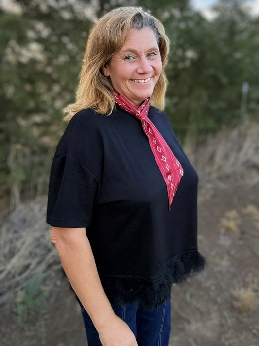 Fly As A Feather Top - Dirt Roads and Dreams Western Boutique