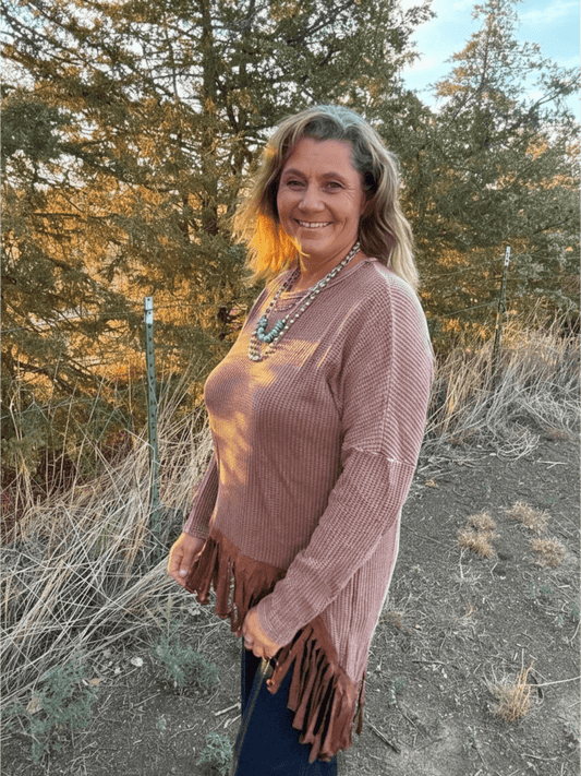 Frontier Fringe Sweater - Dirt Roads and Dreams Western Boutique