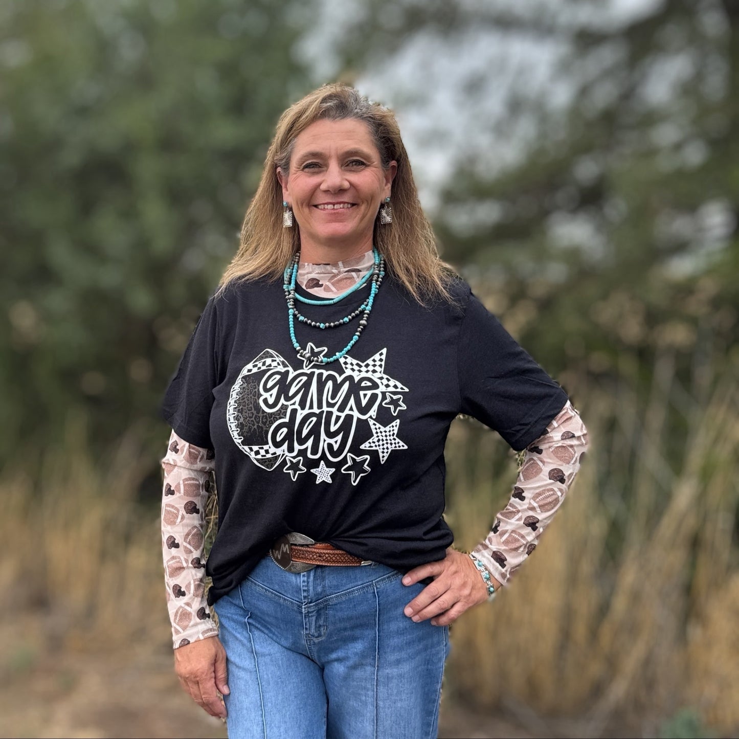 Game Day Tee - Dirt Roads and Dreams Western Boutique