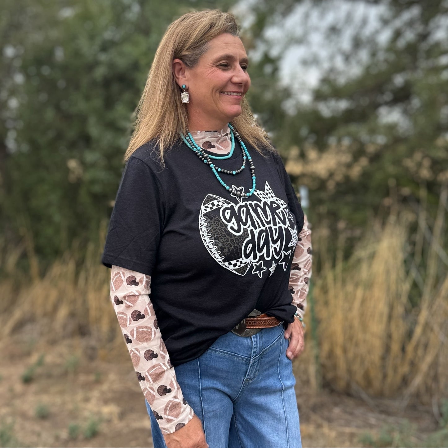 Game Day Tee - Dirt Roads and Dreams Western Boutique