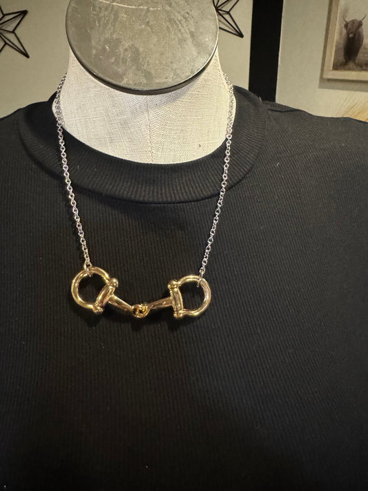 Hey Cowboy Necklace - Gold - Dirt Roads and Dreams Western Boutique