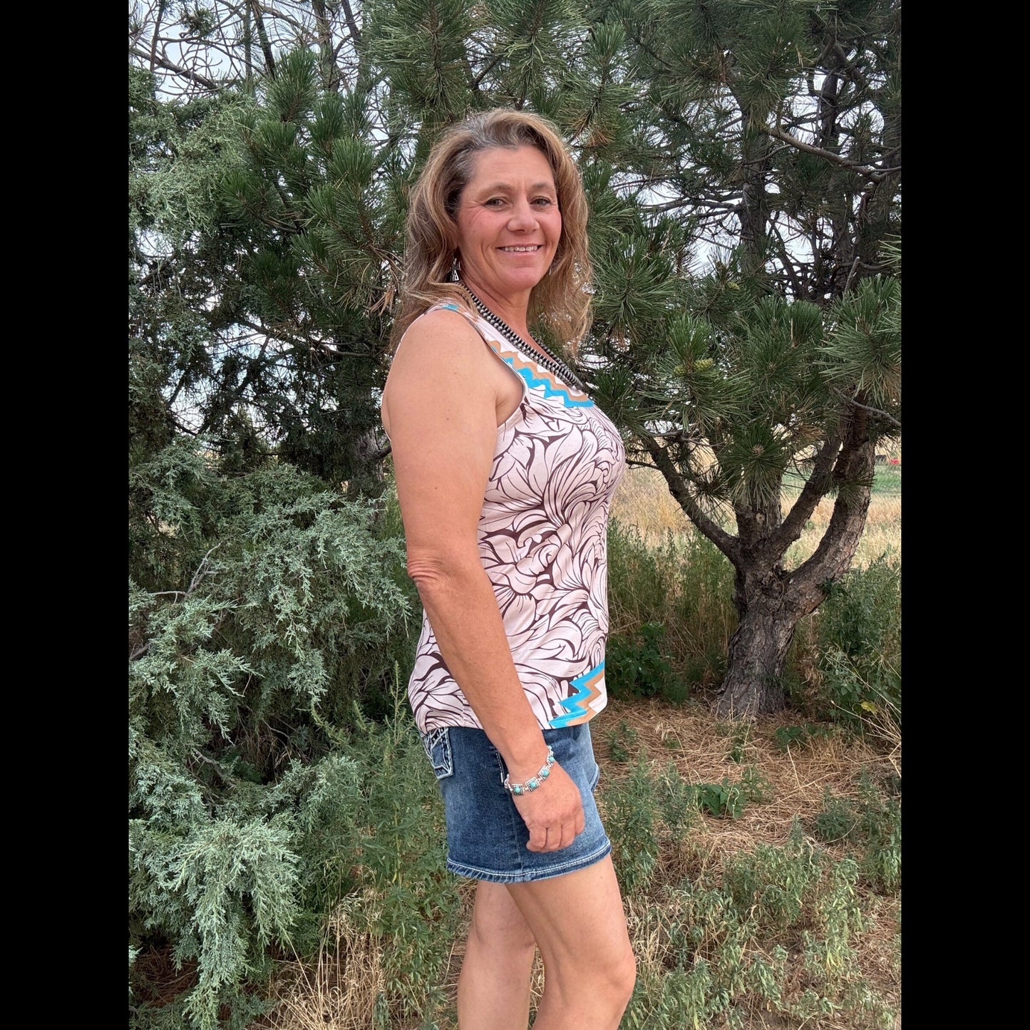 High Noon Haze Tank - Dirt Roads and Dreams Western Boutique