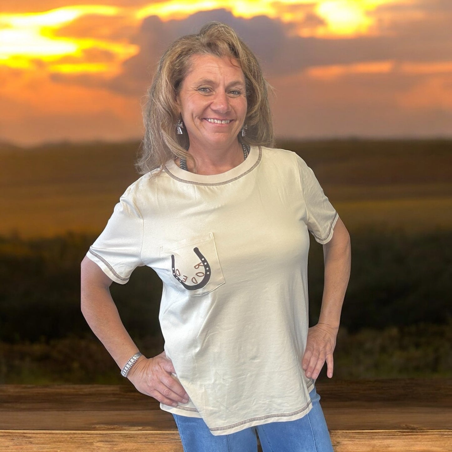 Horsin' Around Tee - Dirt Roads and Dreams Western Boutique