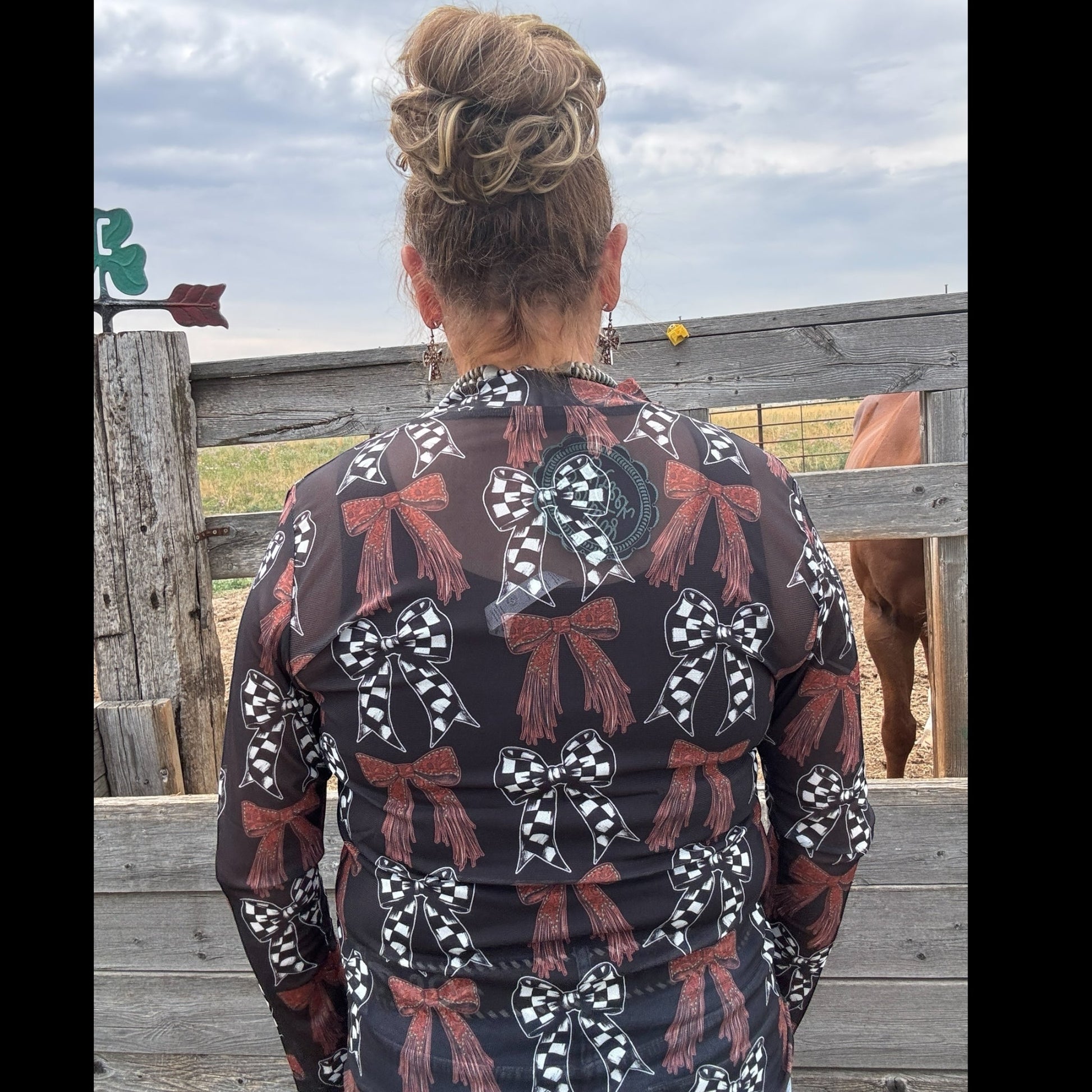 Just A Girl Mesh Top - Dirt Roads and Dreams Western Boutique