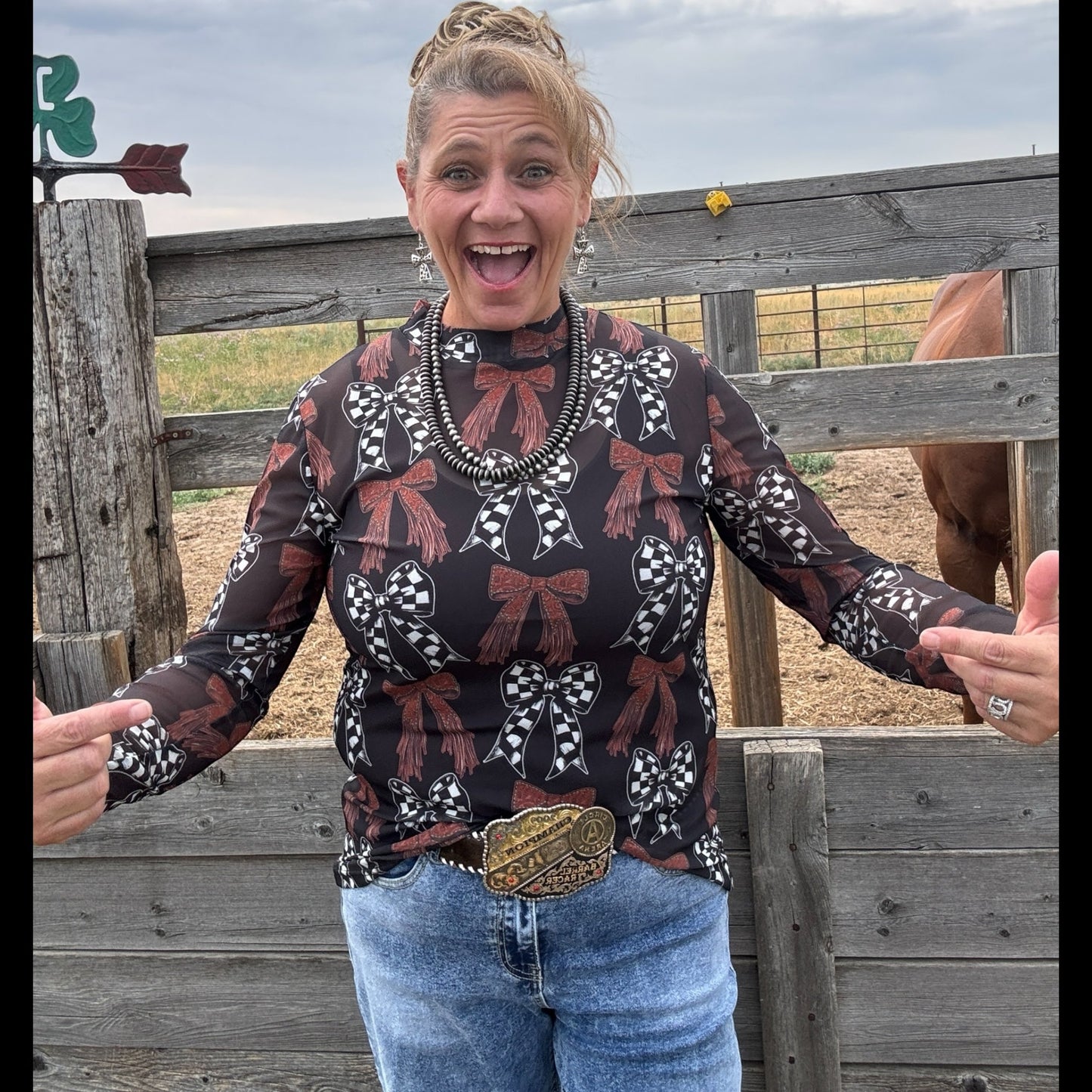 Just A Girl Mesh Top - Dirt Roads and Dreams Western Boutique
