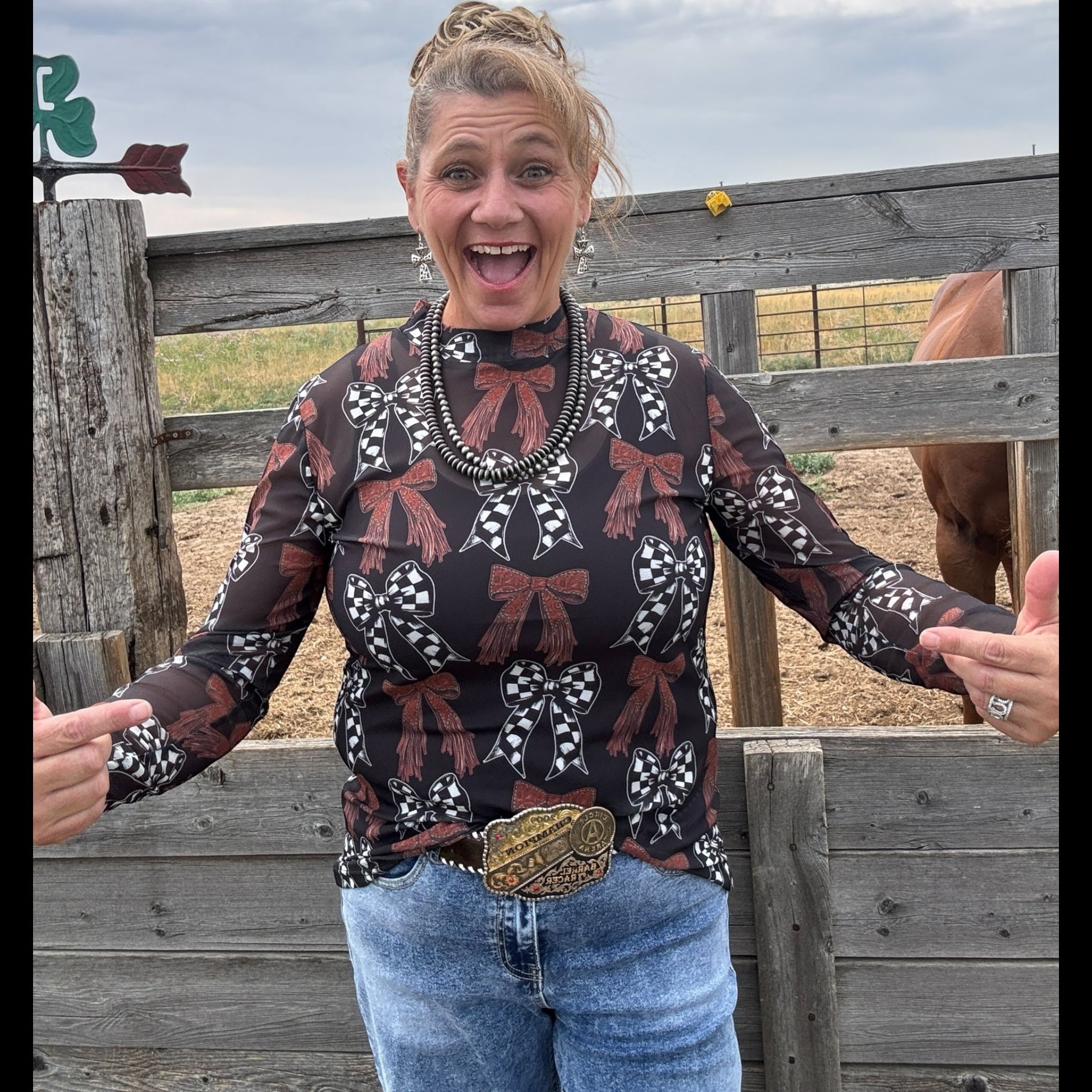 Just A Girl Mesh Top - Dirt Roads and Dreams Western Boutique