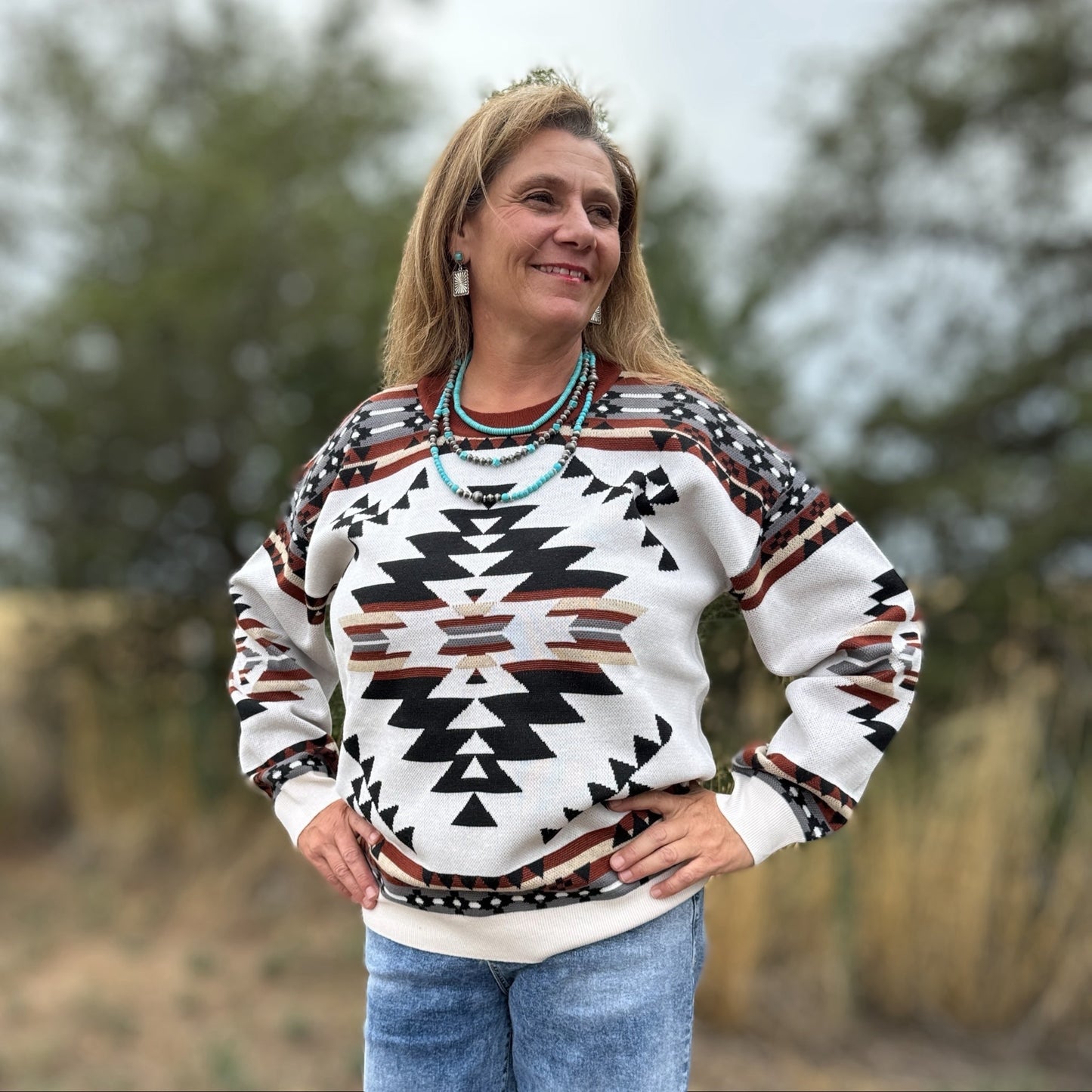Lean On Me Knit Sweater - Dirt Roads and Dreams Western Boutique
