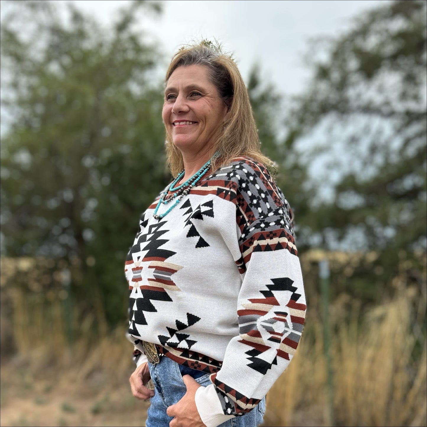 Lean On Me Knit Sweater - Dirt Roads and Dreams Western Boutique