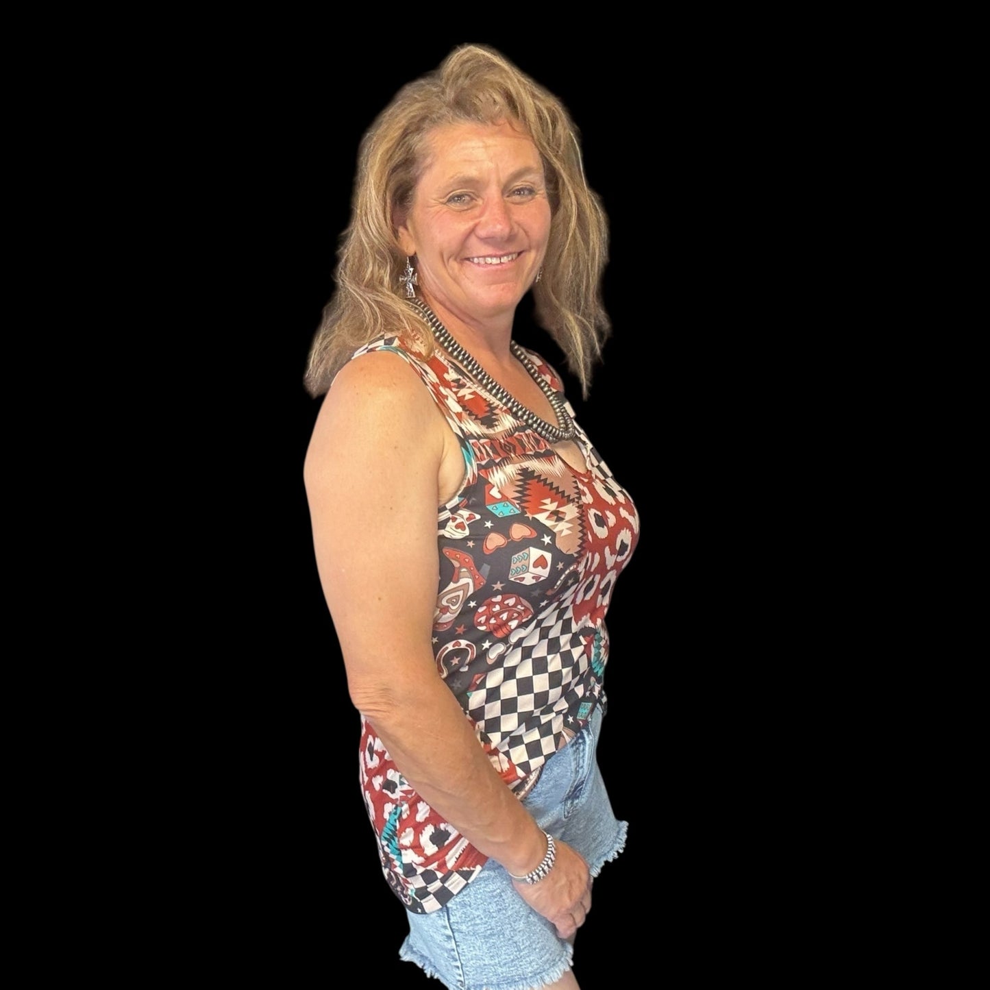 Life Is A Gamble Tank Top - Dirt Roads and Dreams Western Boutique