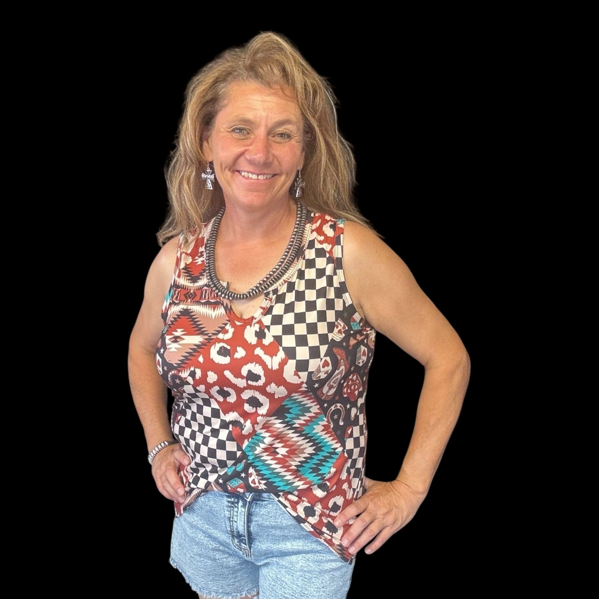 Life Is A Gamble Tank Top - Dirt Roads and Dreams Western Boutique